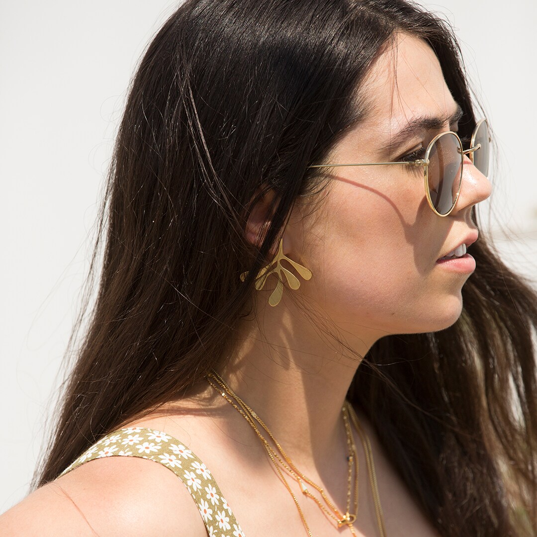 Frond Statement Earrings