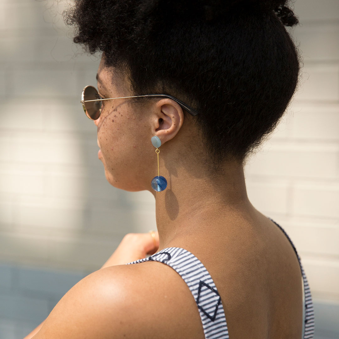 Curveball Drop Earrings