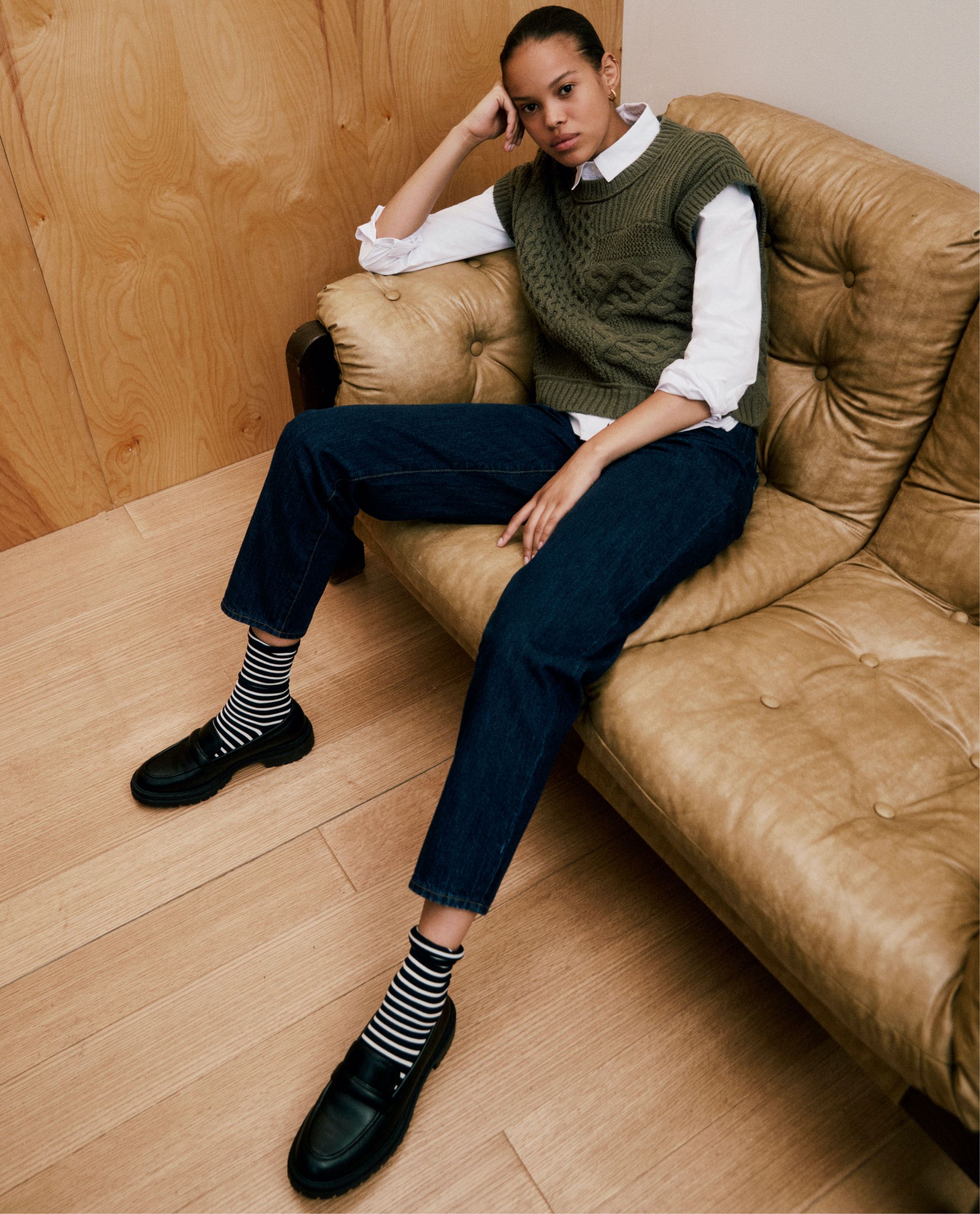 PATCHWORK SWEATER VEST