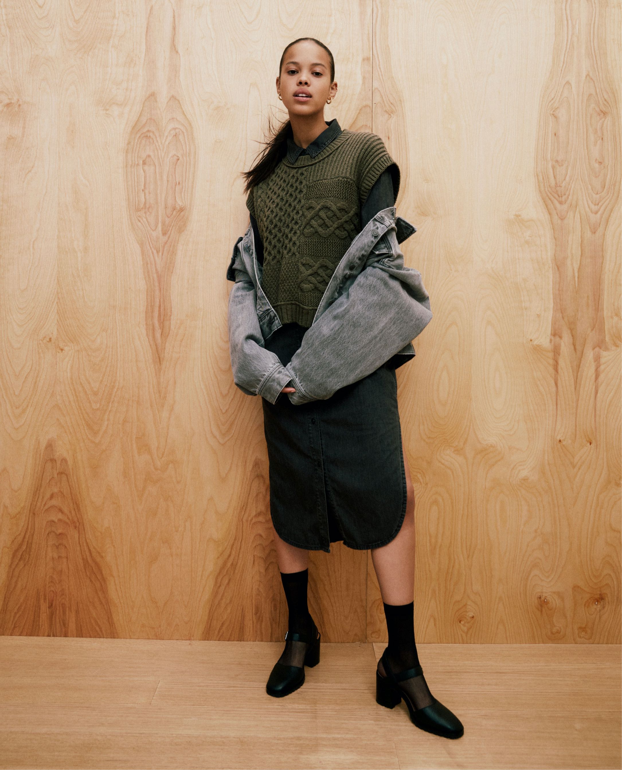 PATCHWORK SWEATER VEST