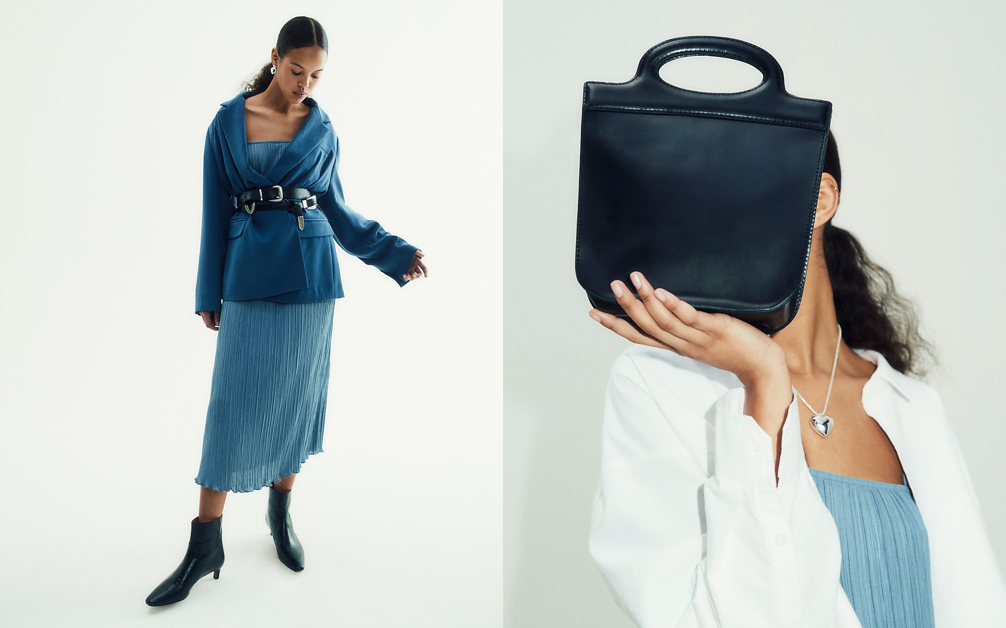 man standing in front of a parachute with classic beige shorts, white top, and a beige shirt