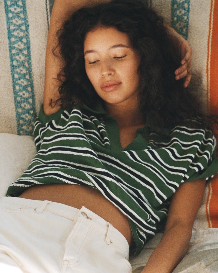 Linen-Blend Huston Pull-On Crop Pants | Madewell