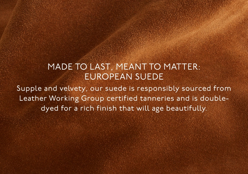 The Mylie Large Shoulder Bag in Italian Suede