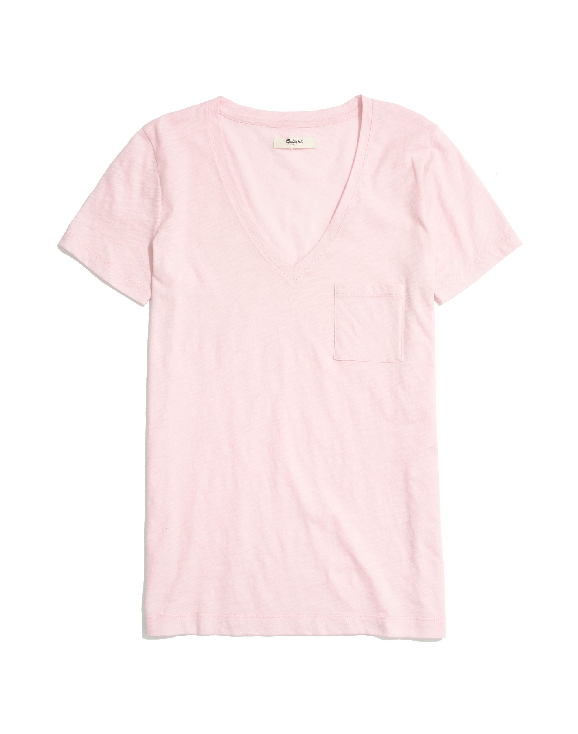 Whisper Cotton V-Neck Pocket Tee
