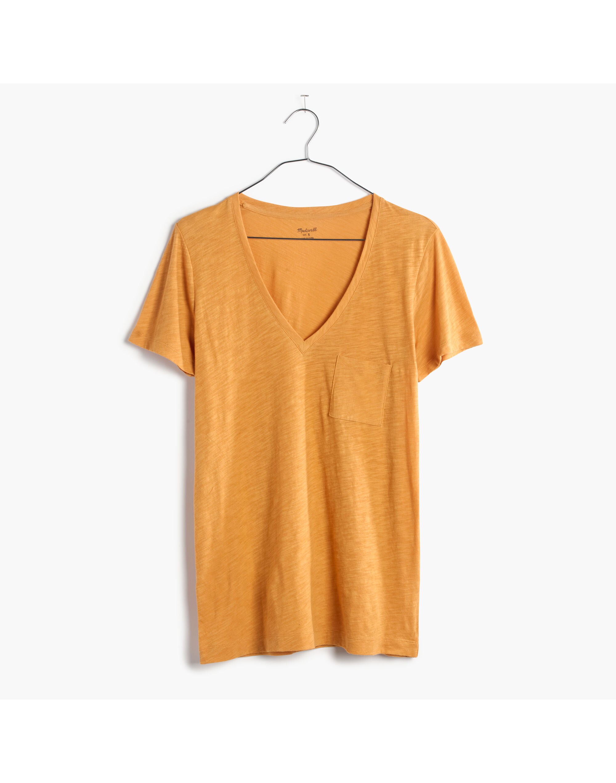 Whisper Cotton V-Neck Pocket Tee