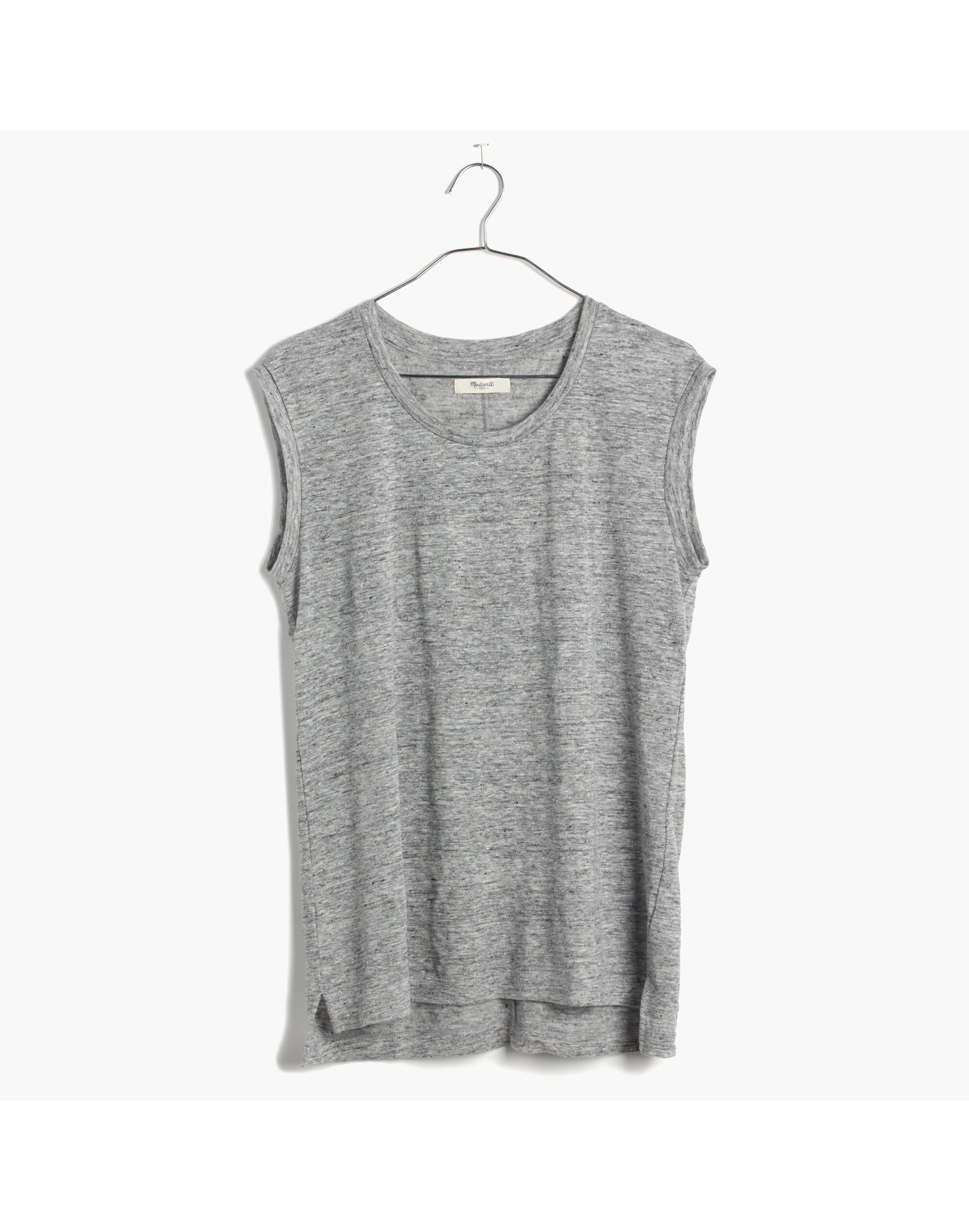 Modern Linen Heathered Muscle Tee