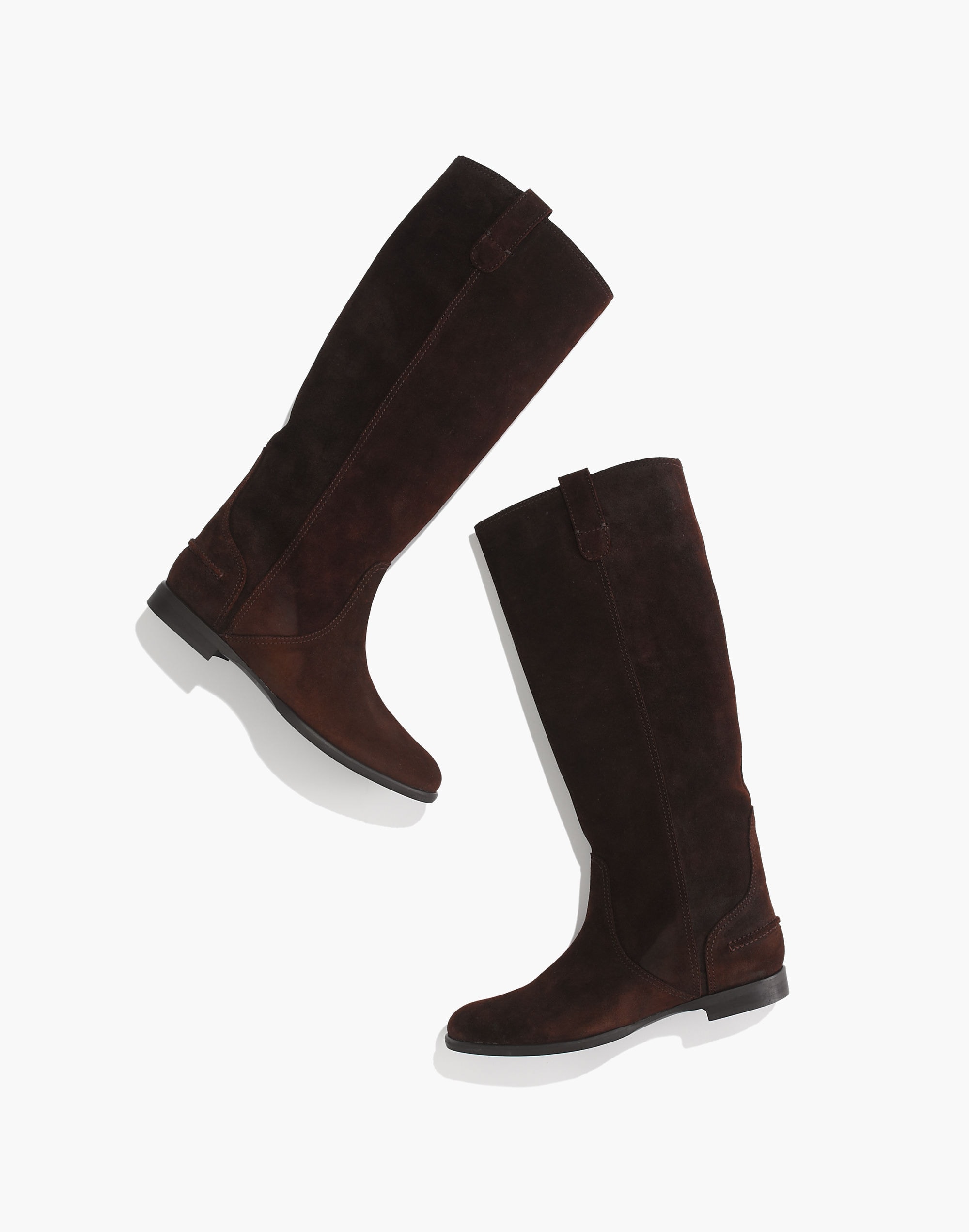 The Archive Boot in Suede With Extended Calf