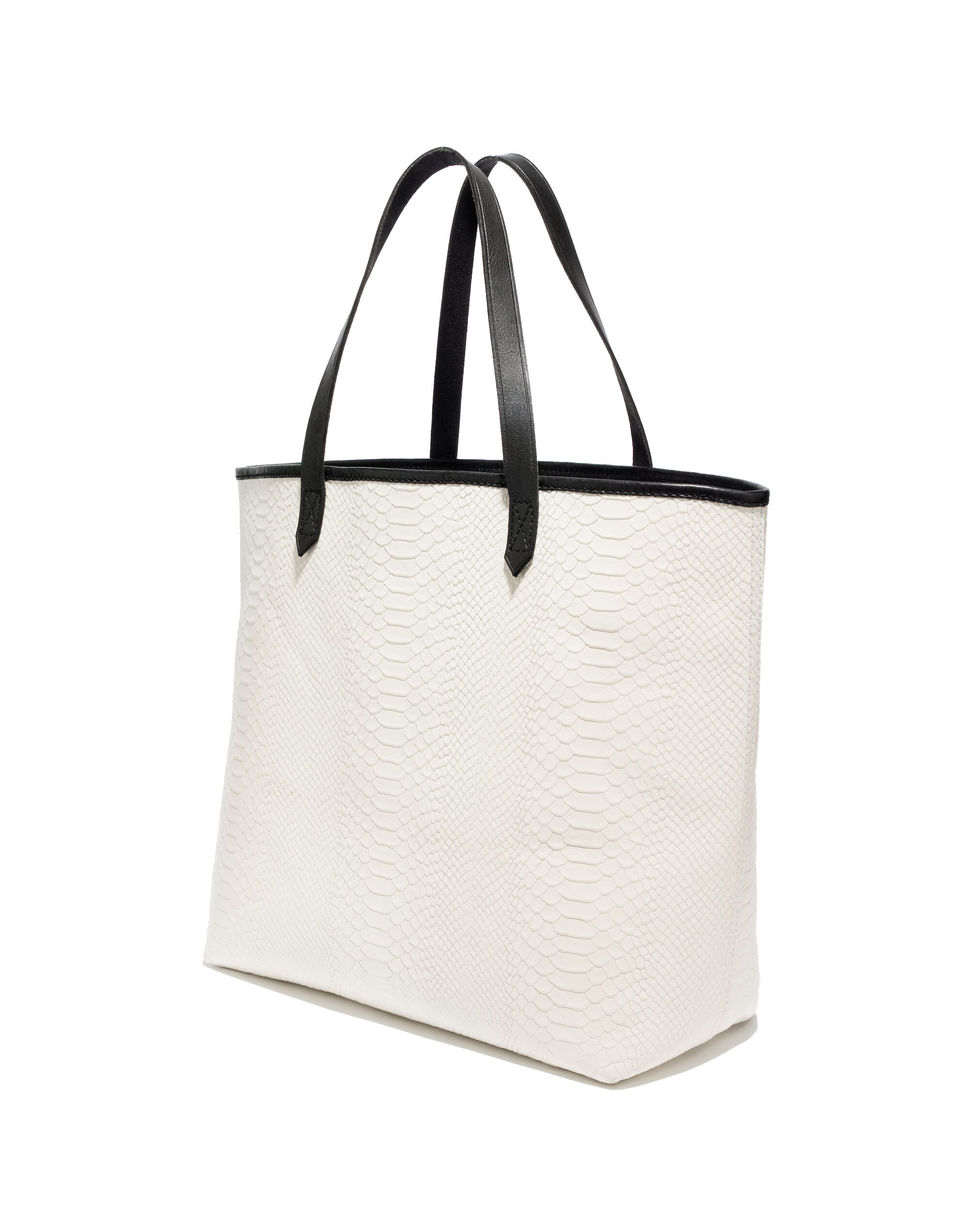 The Transport Tote in Snakeprint