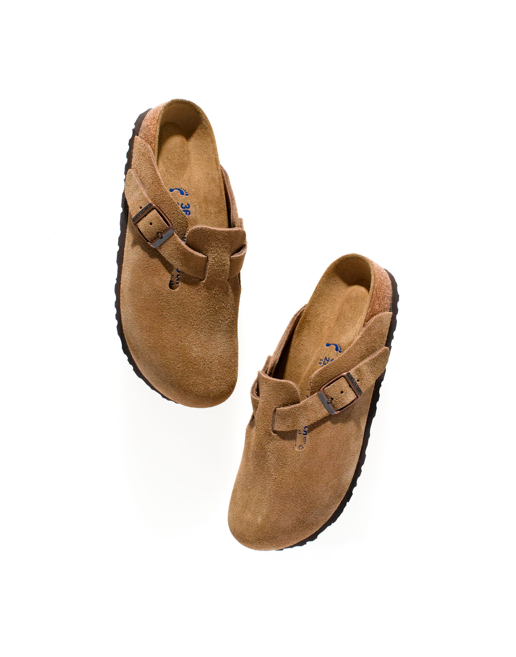 Birkenstock&reg; Suede Boston Clogs