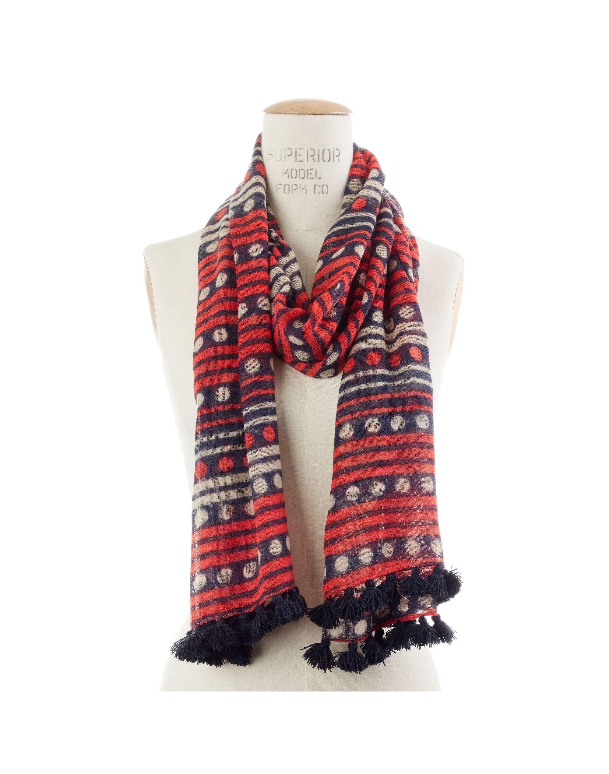 Spots and Stripes Scarf
