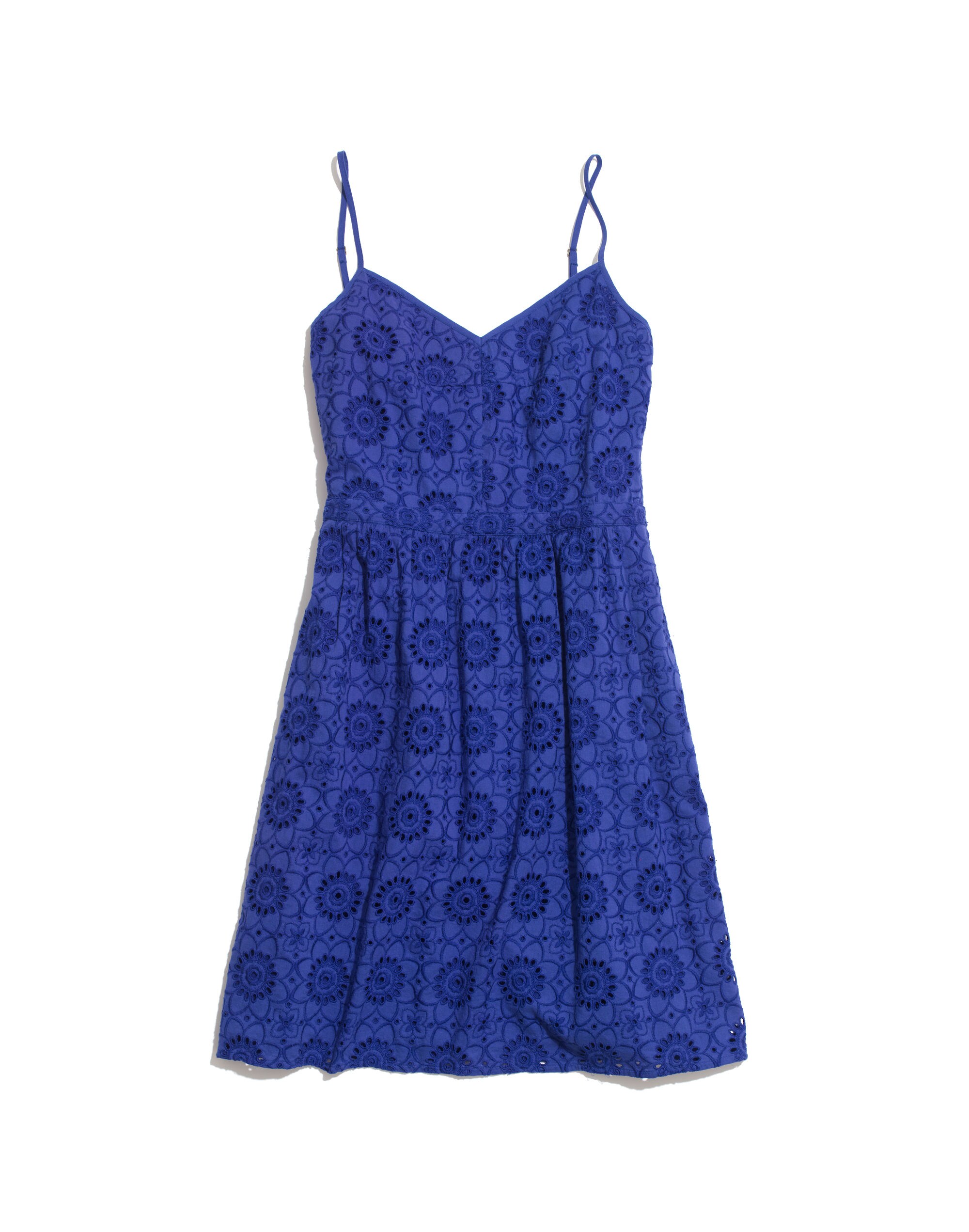 Cami Dress in Eyelet Sunflower