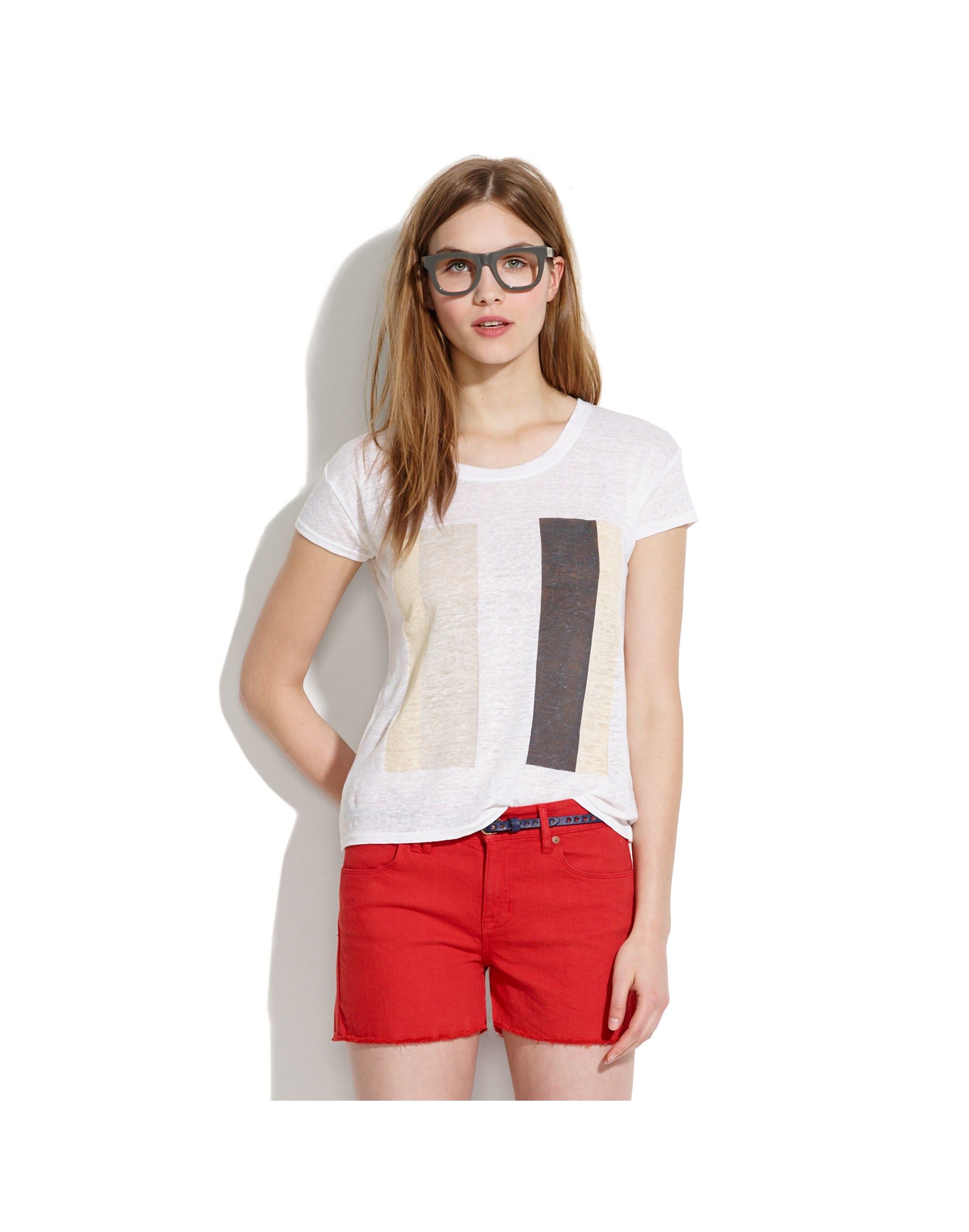 Linen Paintcard Tee