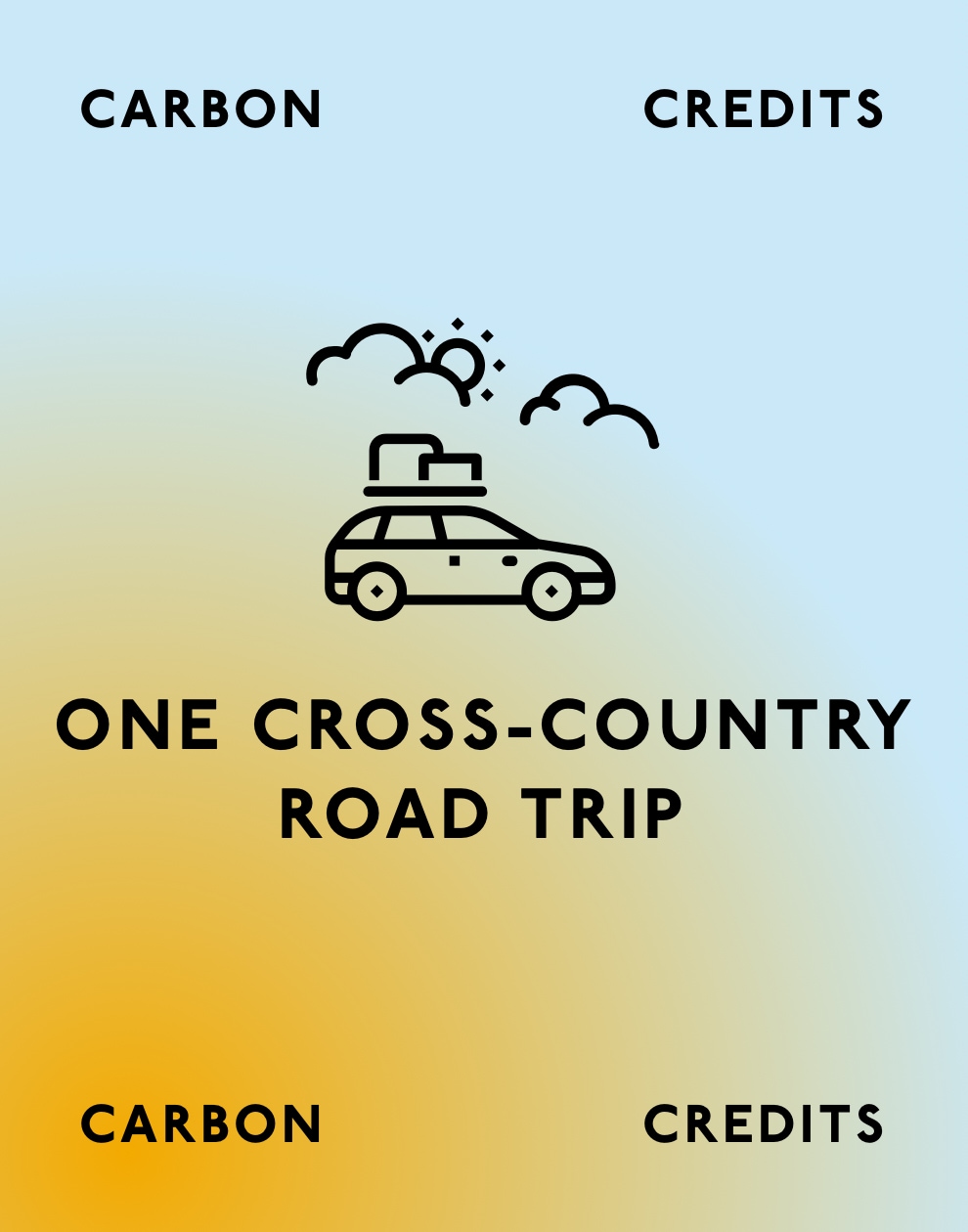 Carbon Credits for a Cross-Country Road Trip