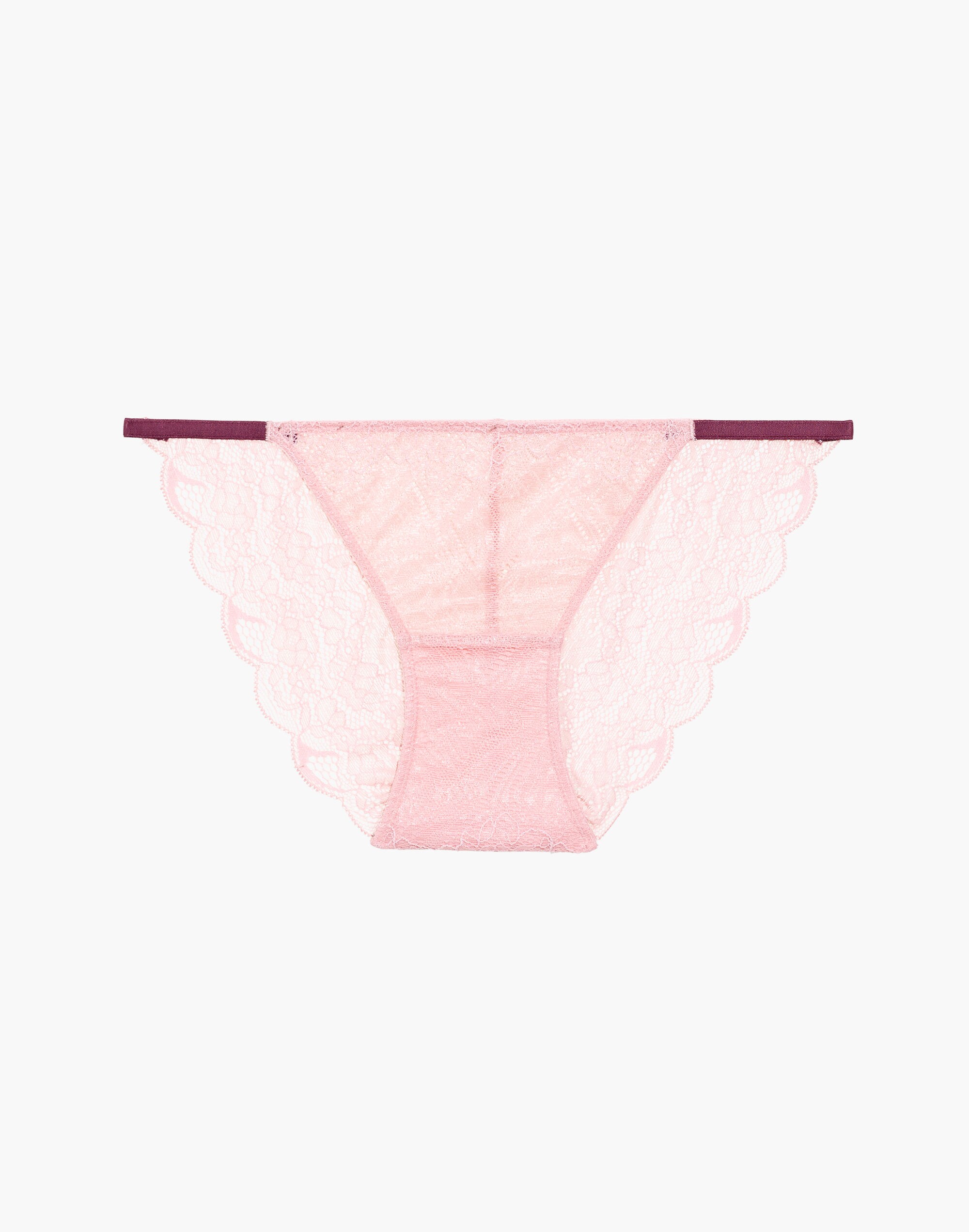 Lace String Bikini in Colorblock