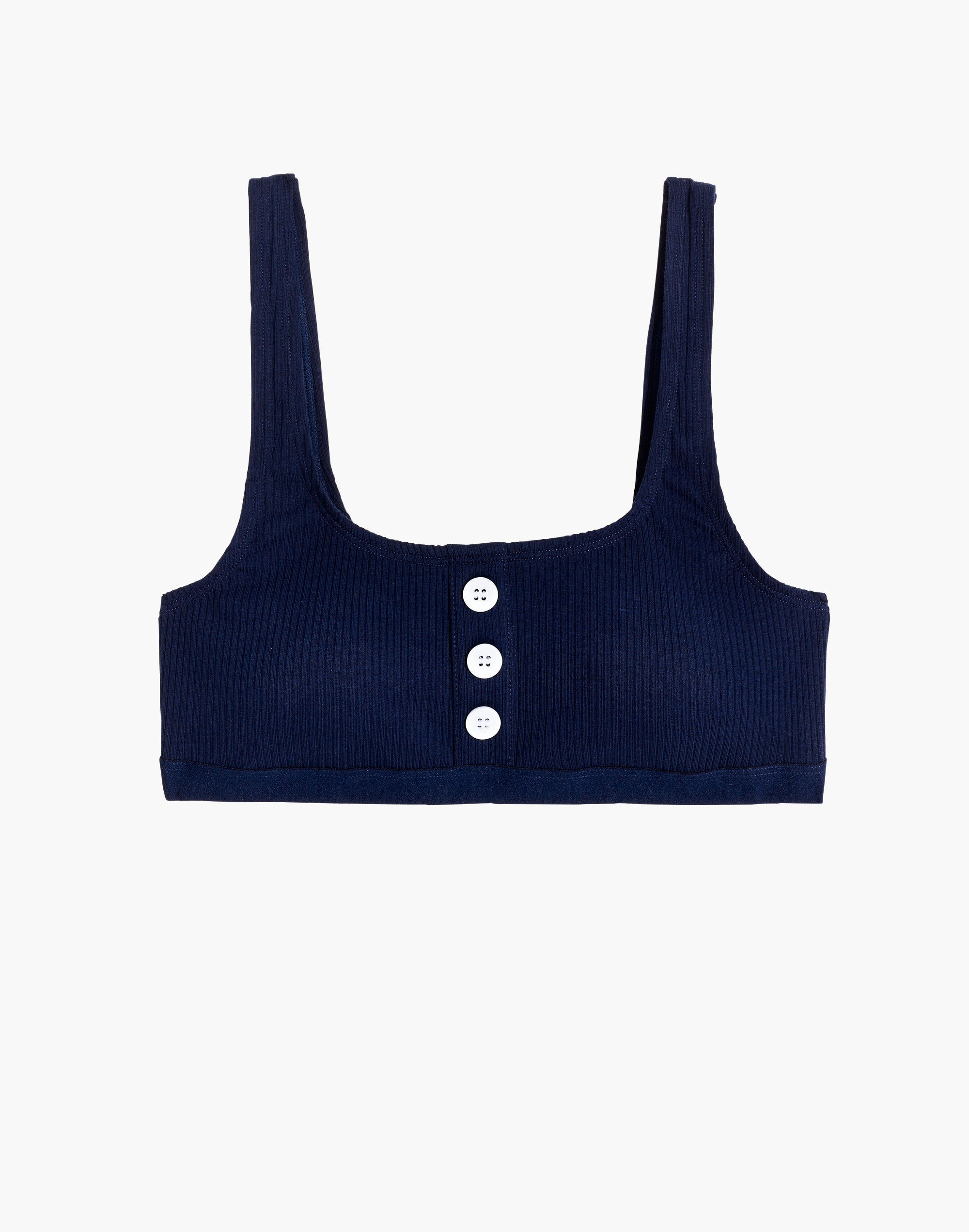 Ribbed Cotton Jacky Bralette