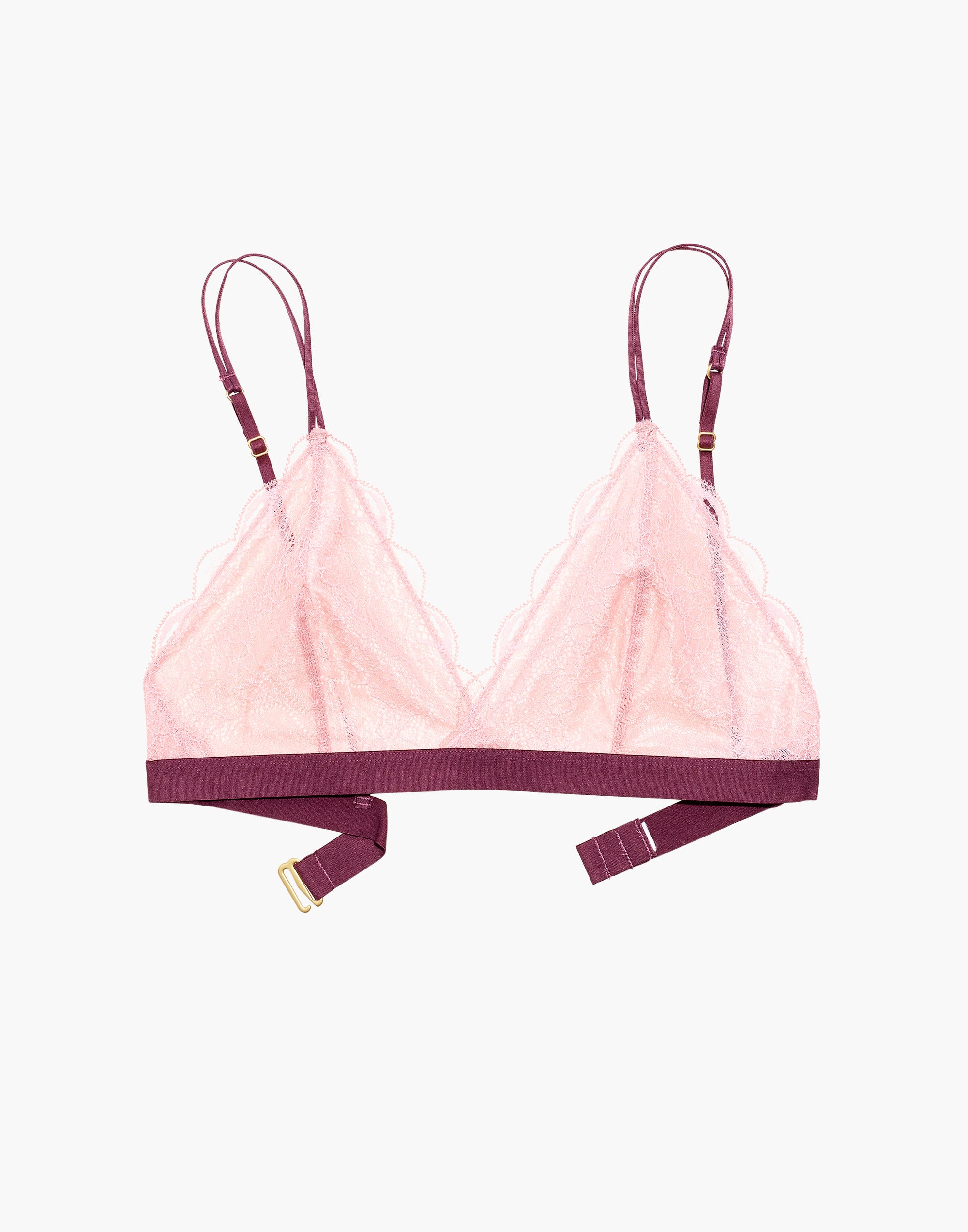 Lace Liana Triangle Bralette in Colorblock