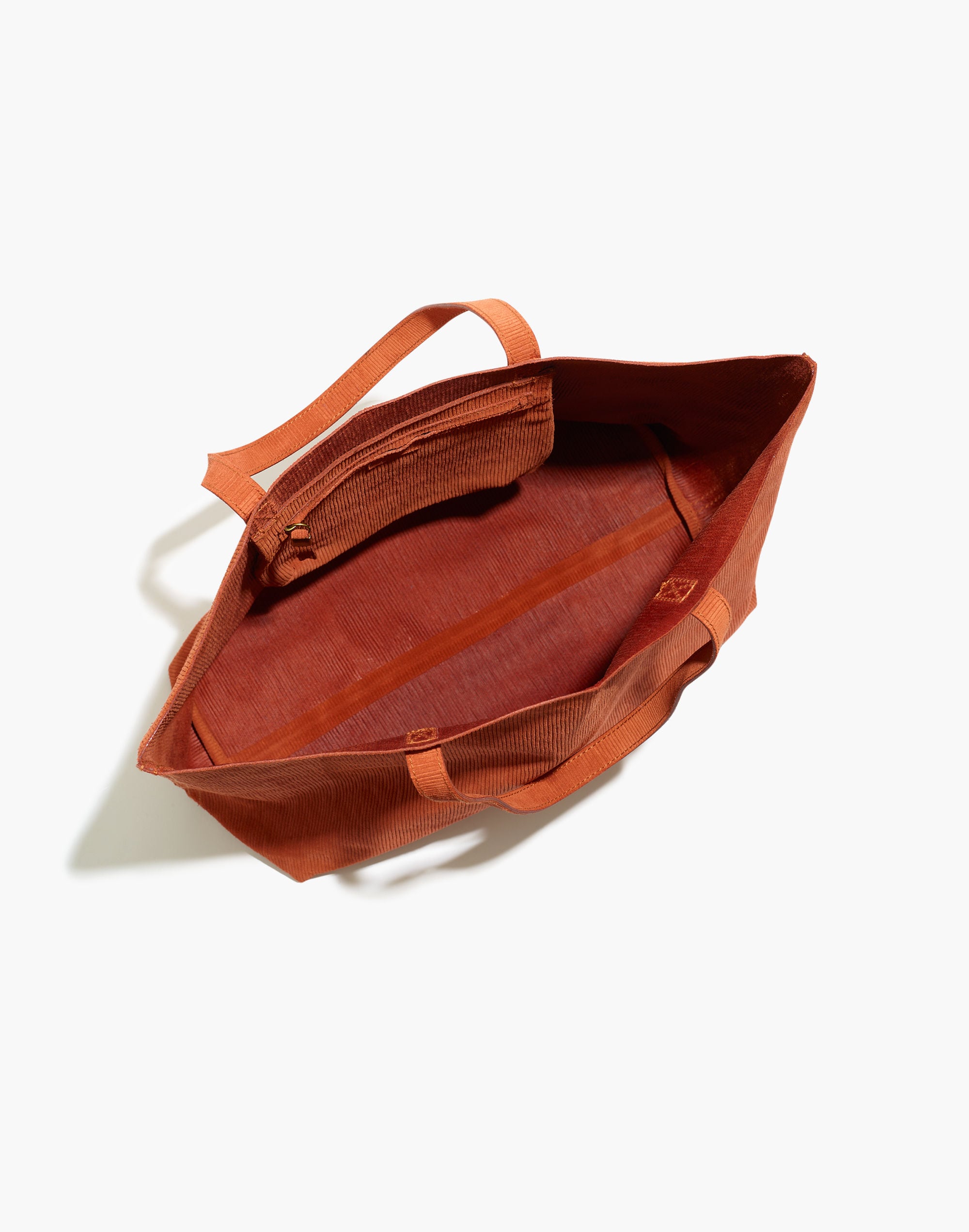The Transport Tote: Corduroy Suede Edition