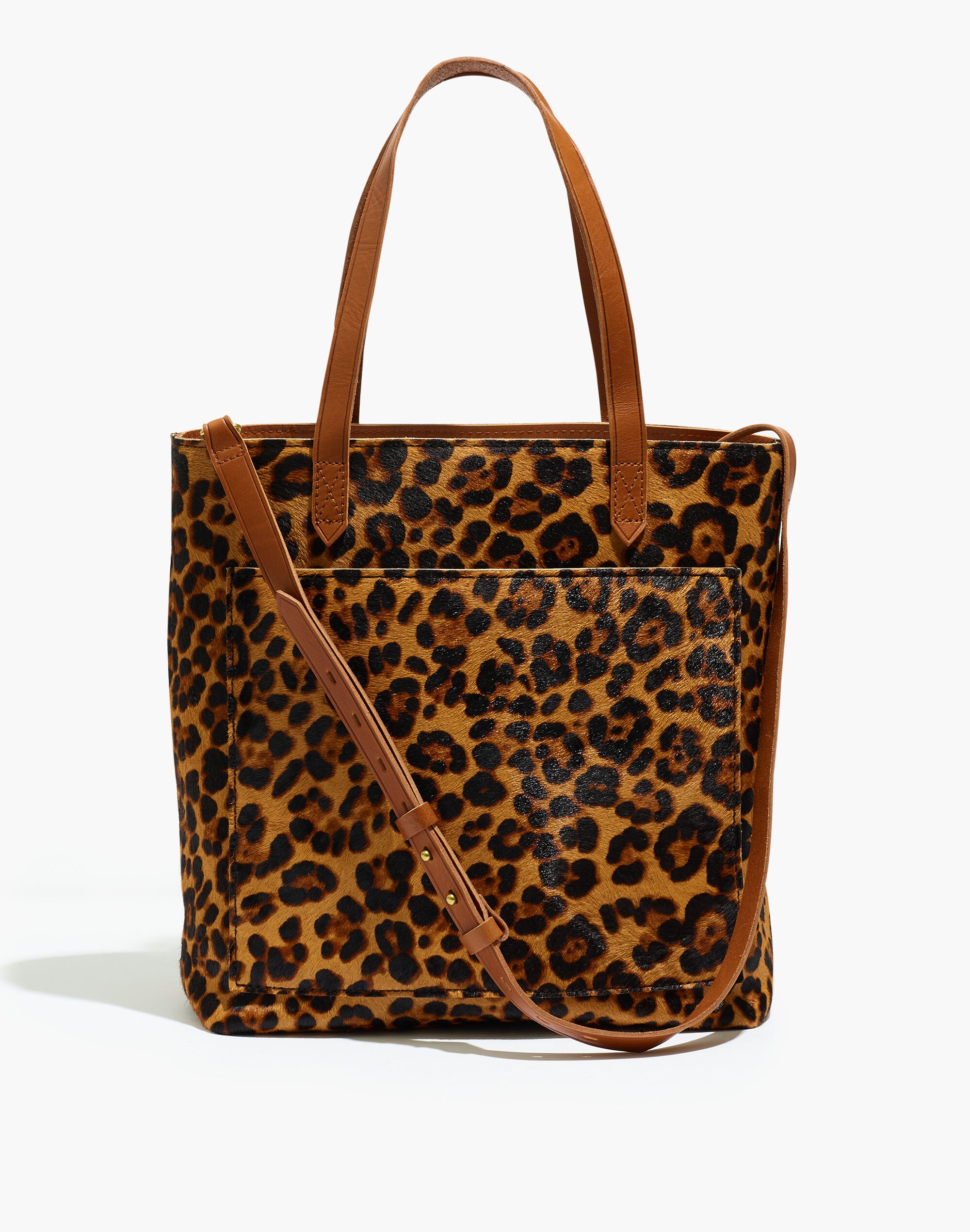 The Medium Transport Tote: Printed Calf Hair Edition