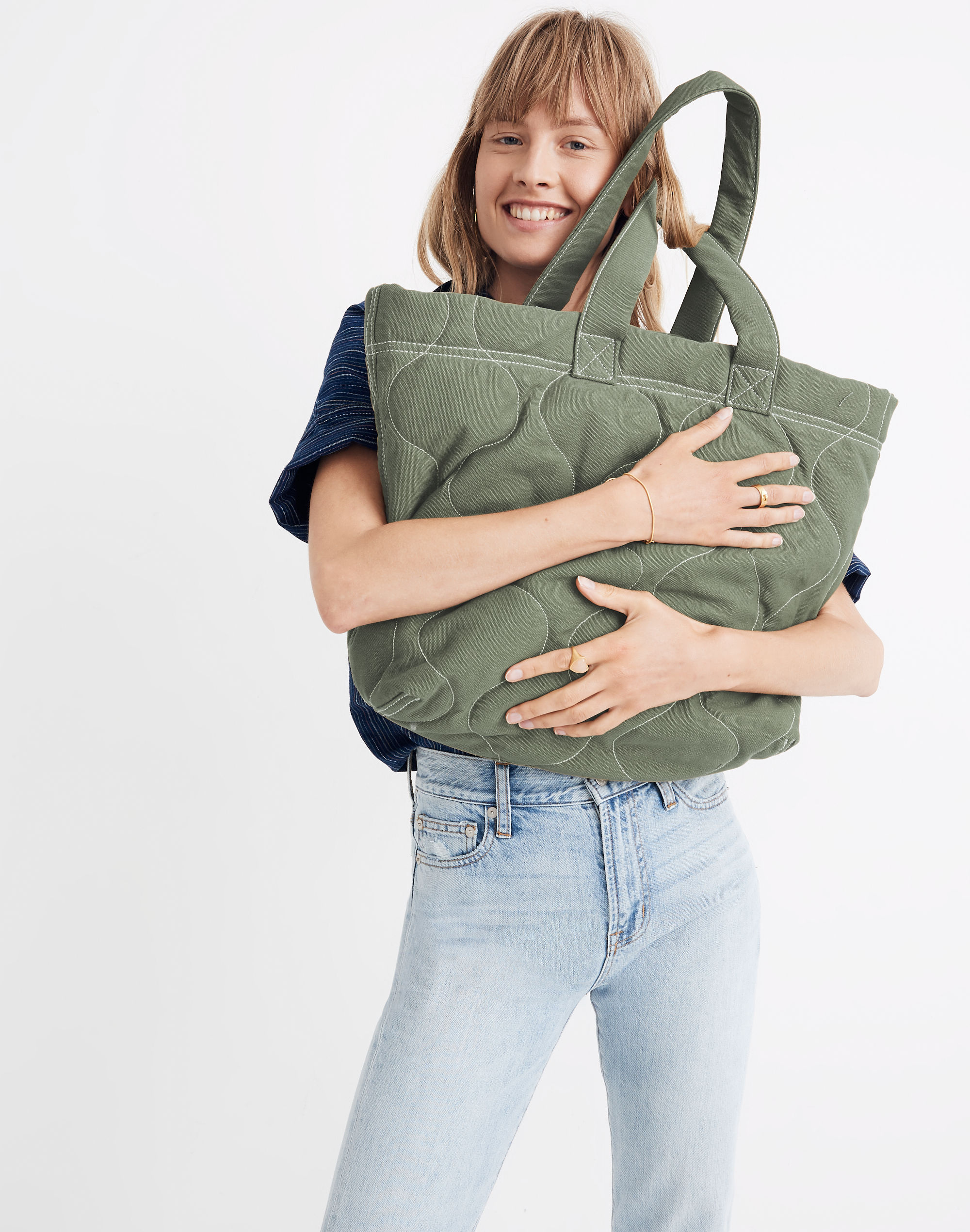 The Canvas Transport Tote: Quilted Edition