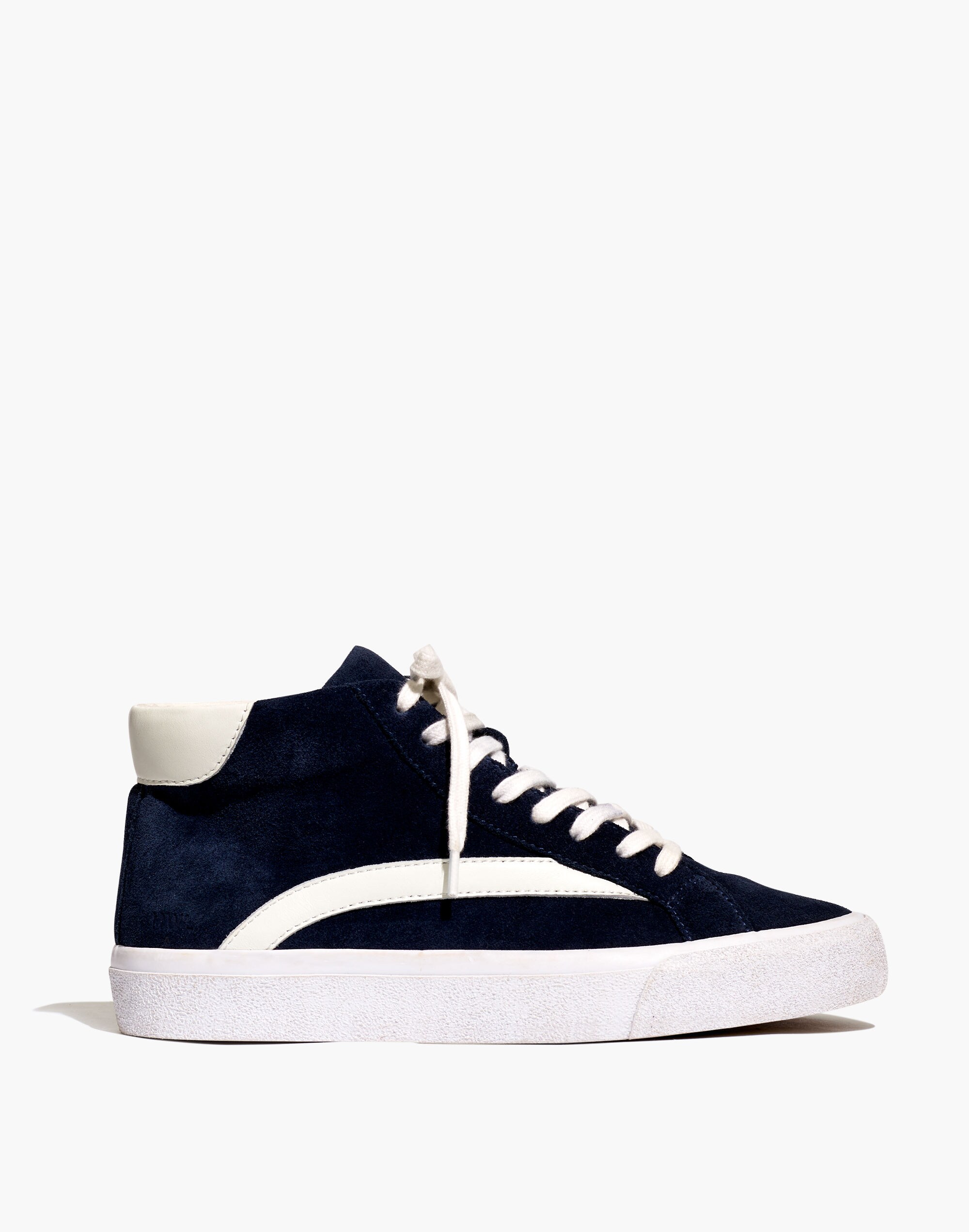 Sidewalk High-Top Sneakers in Suede