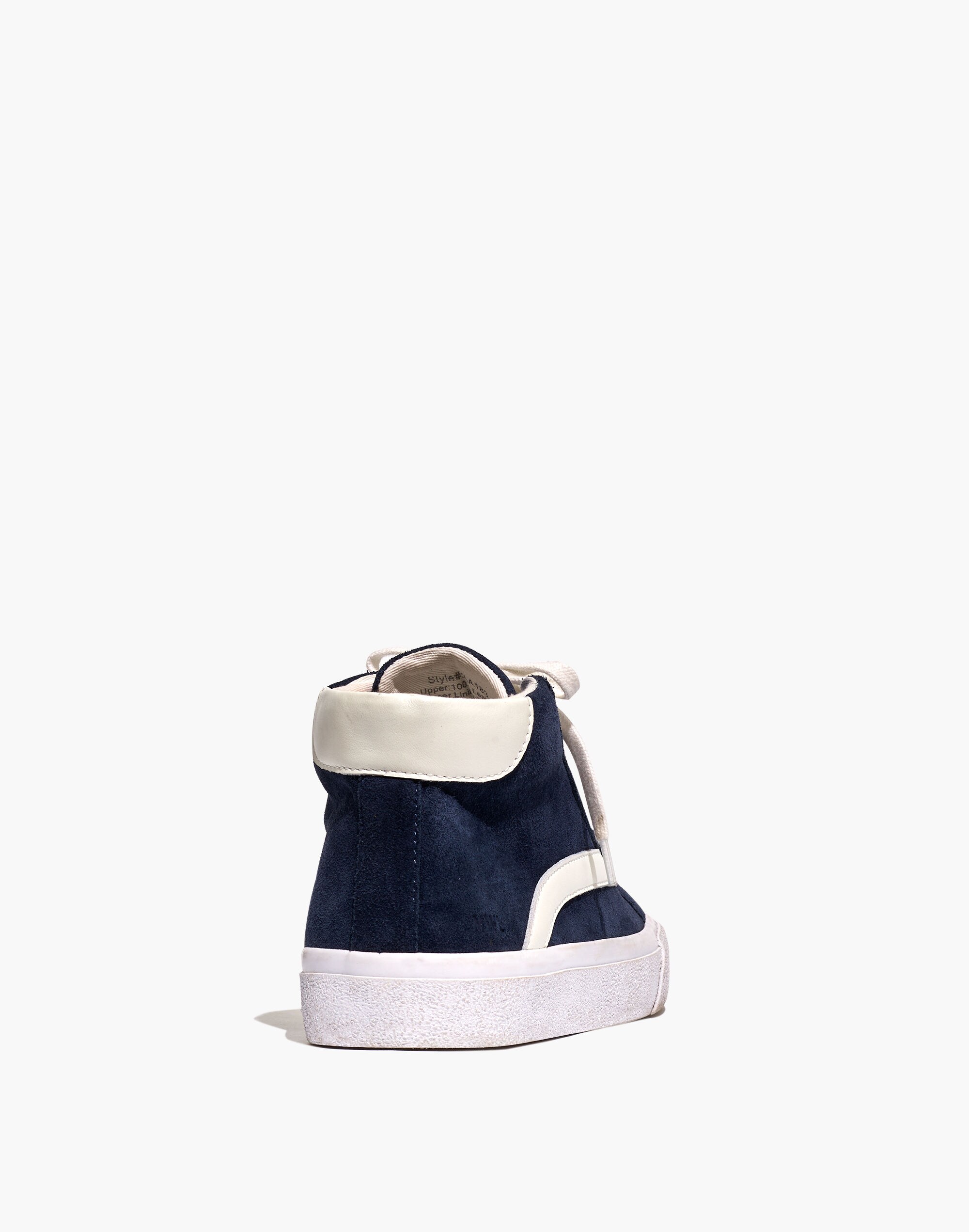 Sidewalk High-Top Sneakers in Suede