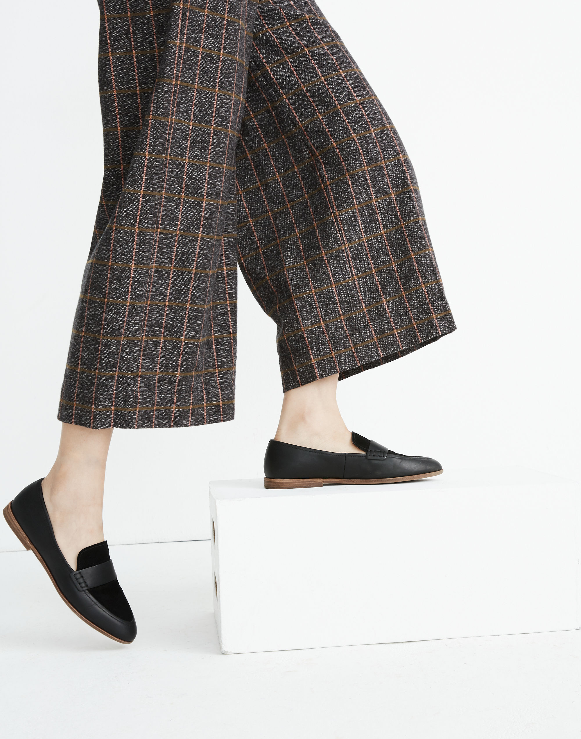 The Alex Loafer in Leather and Suede