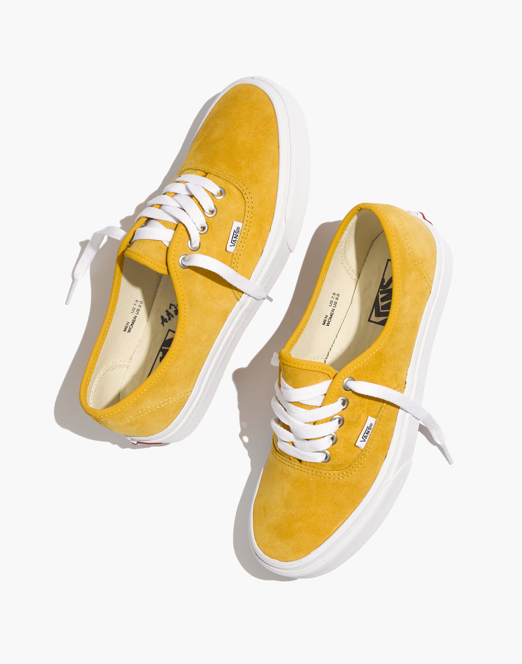 Vans&reg; Unisex Authentic Lace-Up Sneakers in Mango Suede