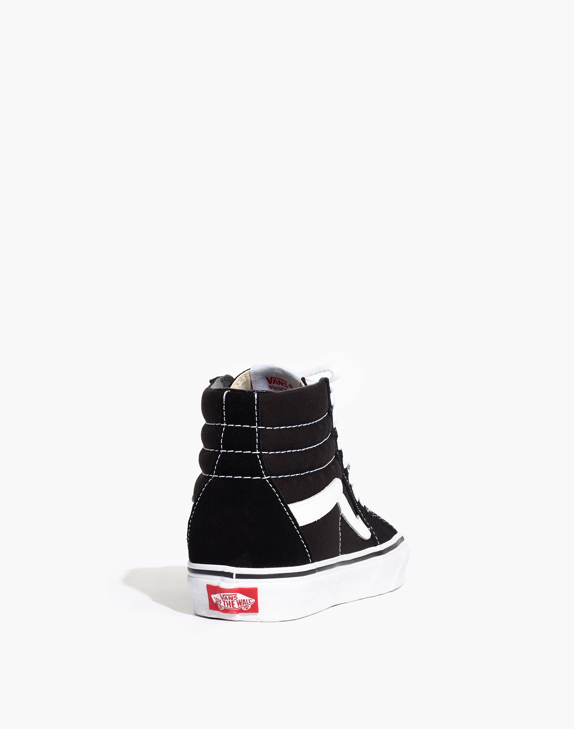 Vans&reg; Unisex SK8-Hi High-Top Sneakers in Black Suede and Canvas