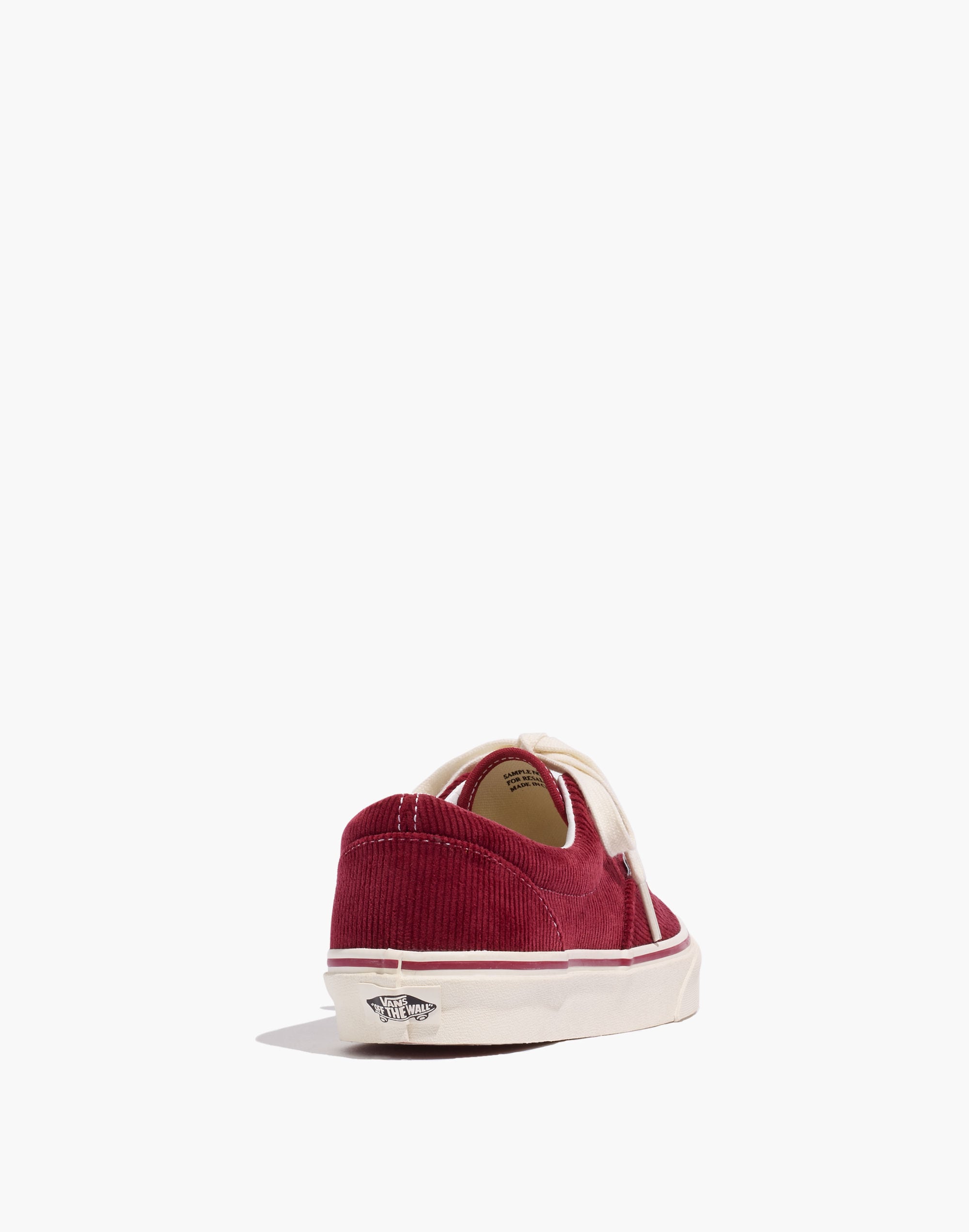 Madewell x Vans&reg; Unisex Era Lace-Up Sneakers in Corduroy