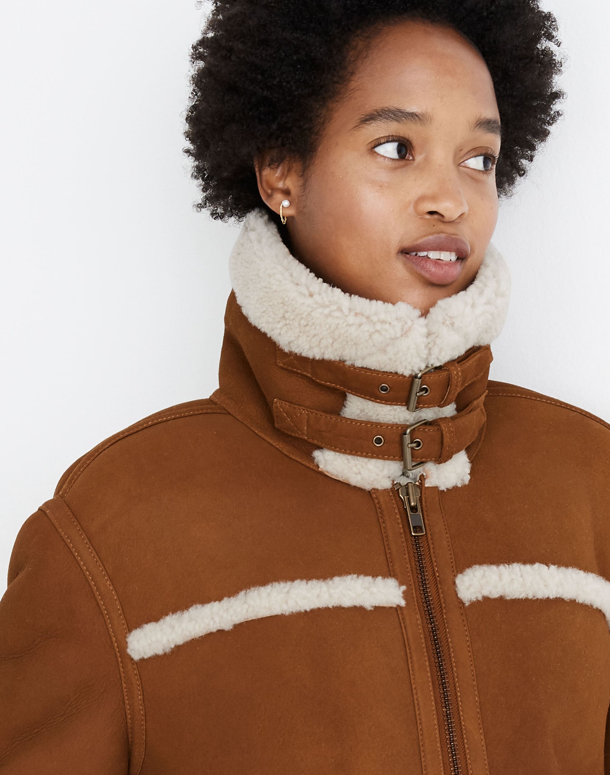 Shearling Motorcycle Jacket