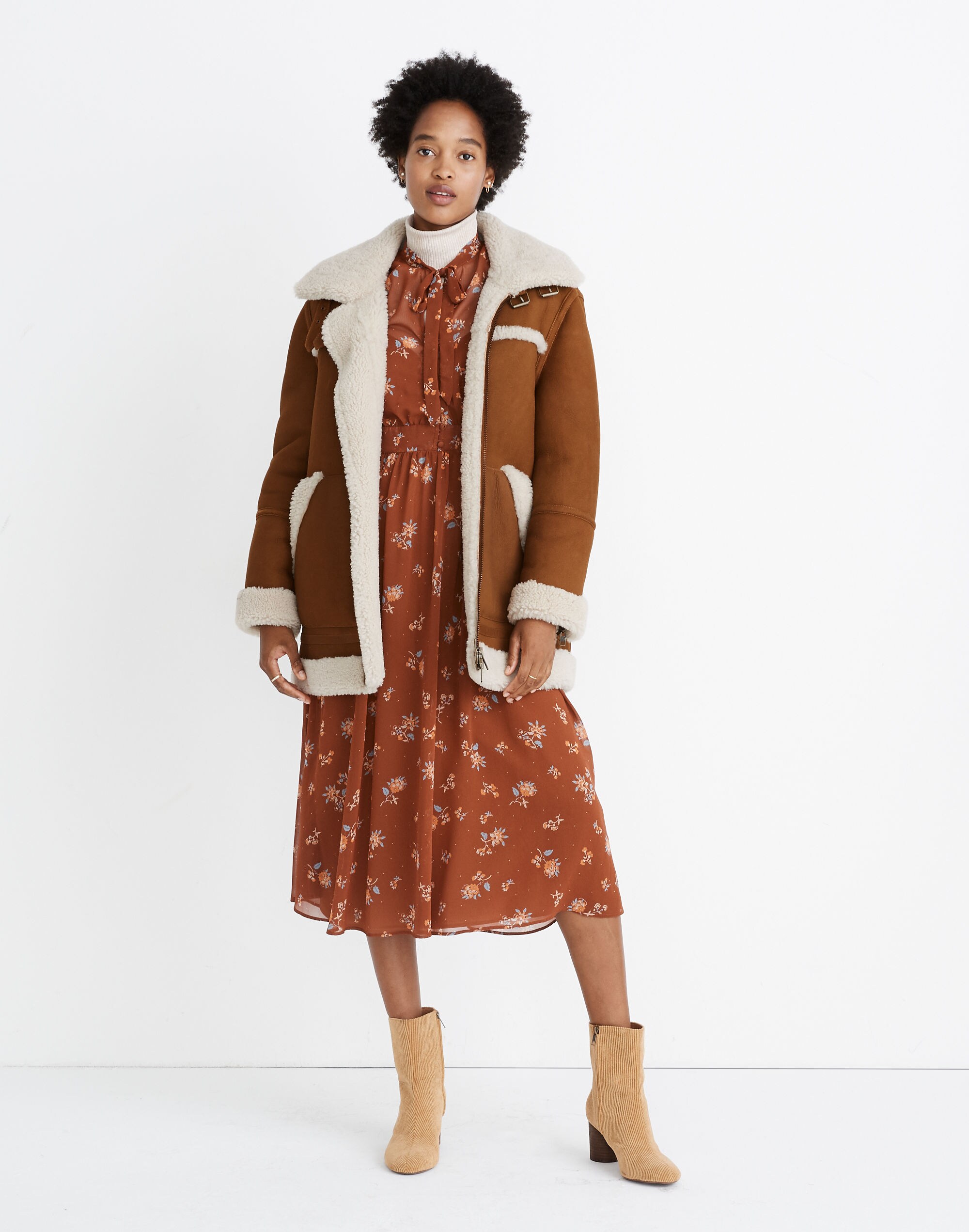 Shearling Motorcycle Jacket