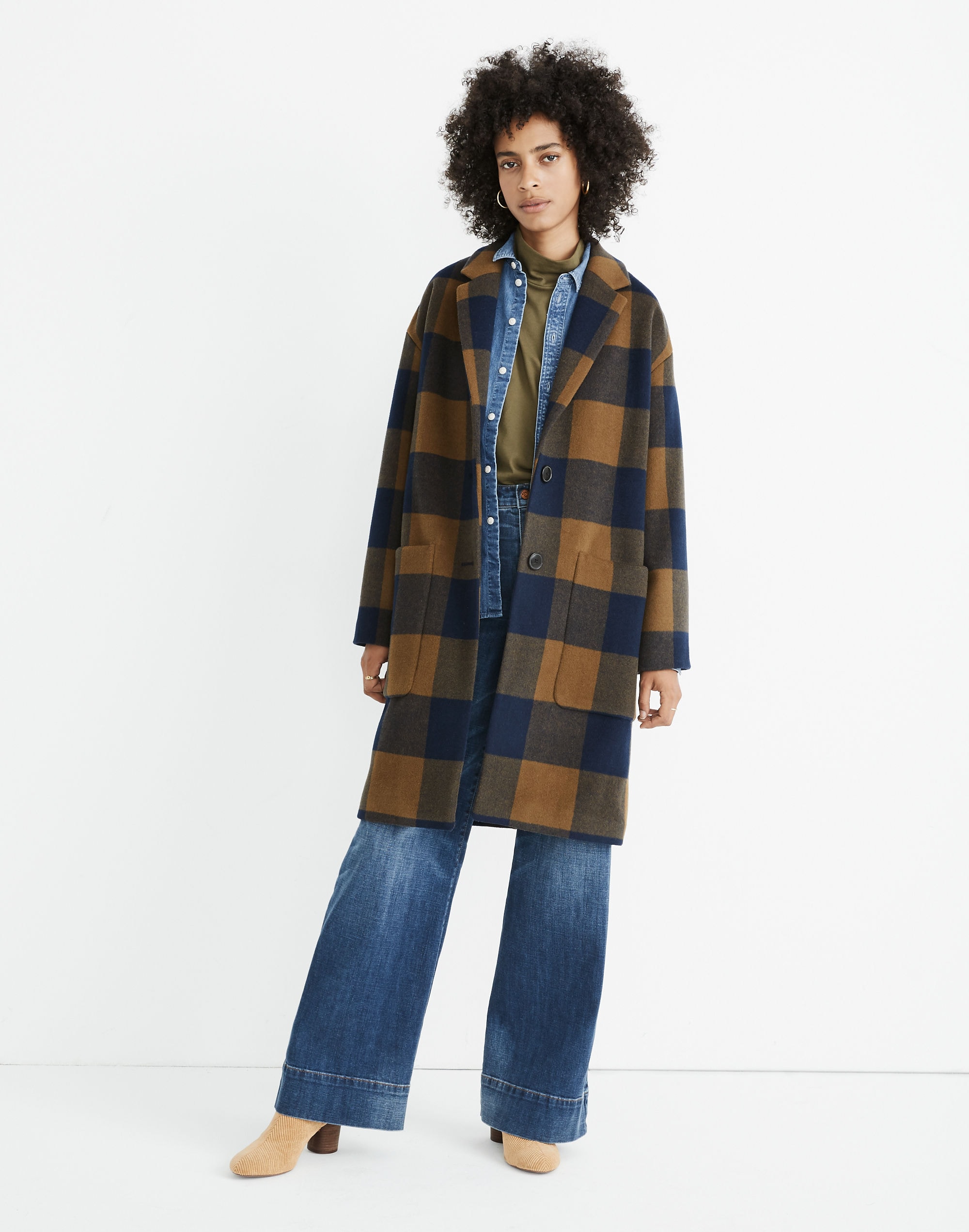 elmcourt coat in buffalo check