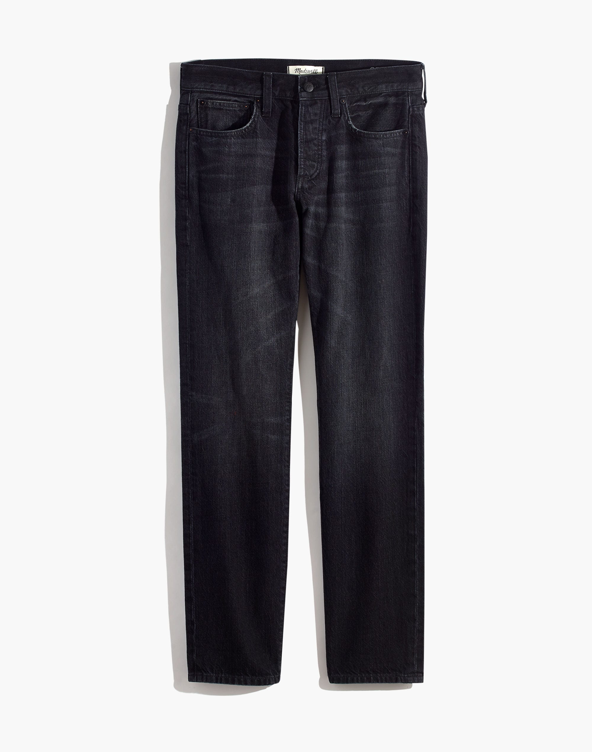 Slim Jeans in Washed Black