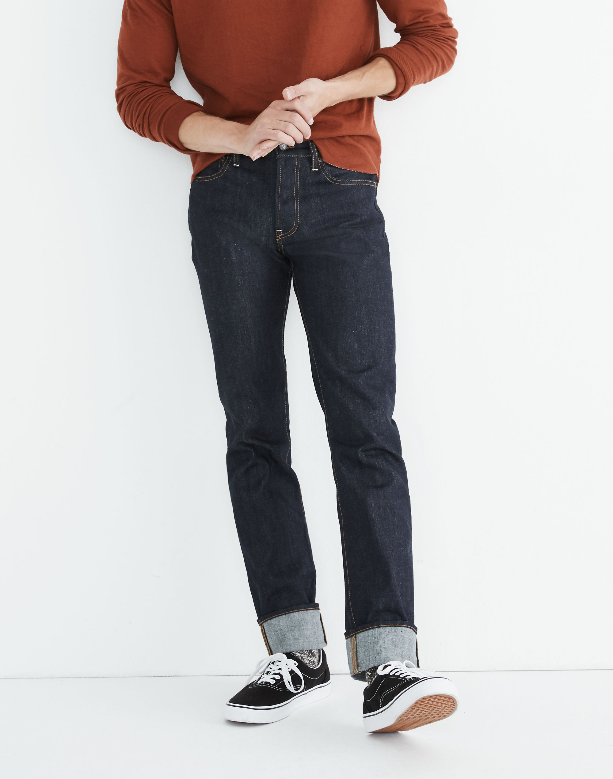 Slim Jeans in Raw Indigo