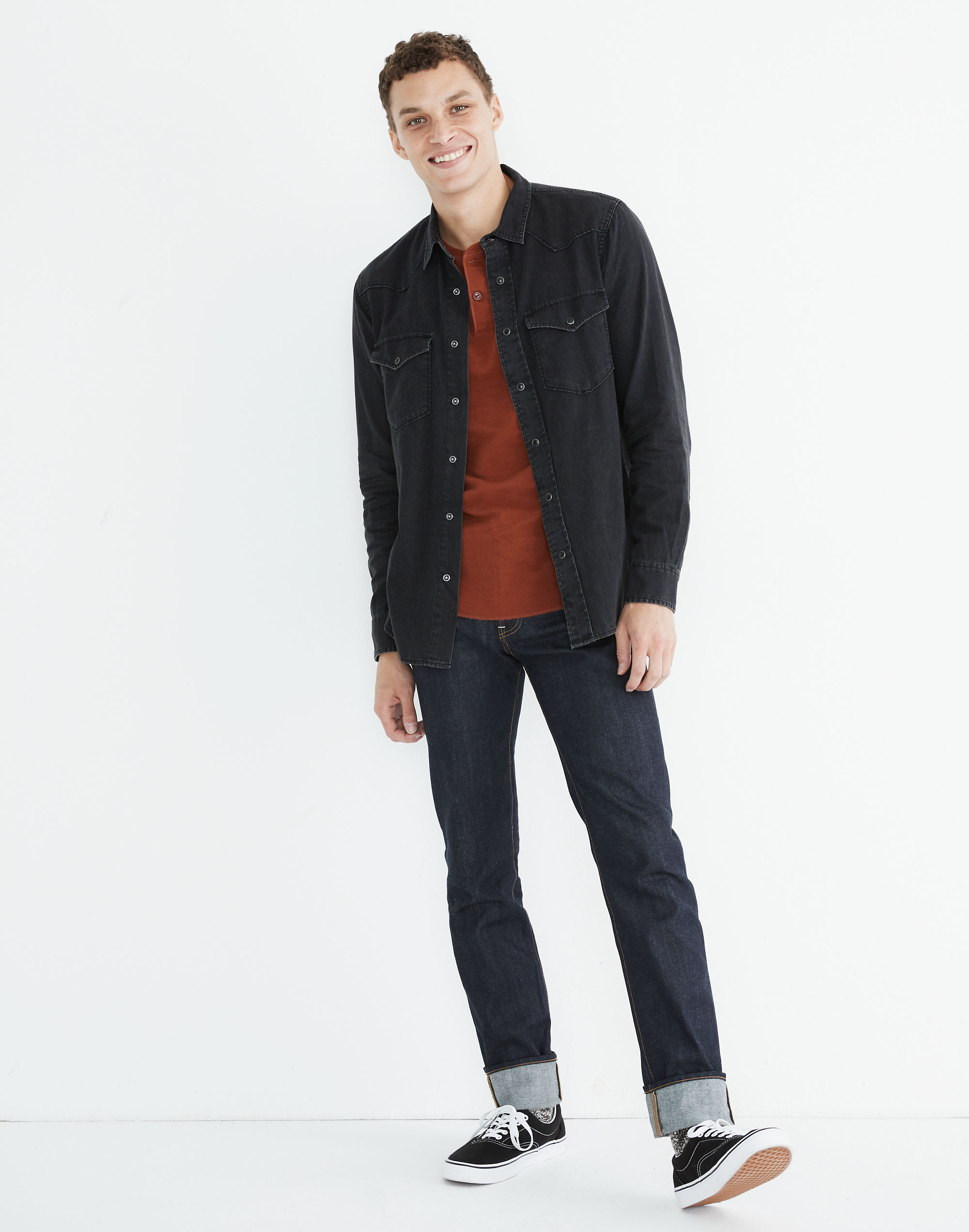 Slim Jeans in Raw Indigo