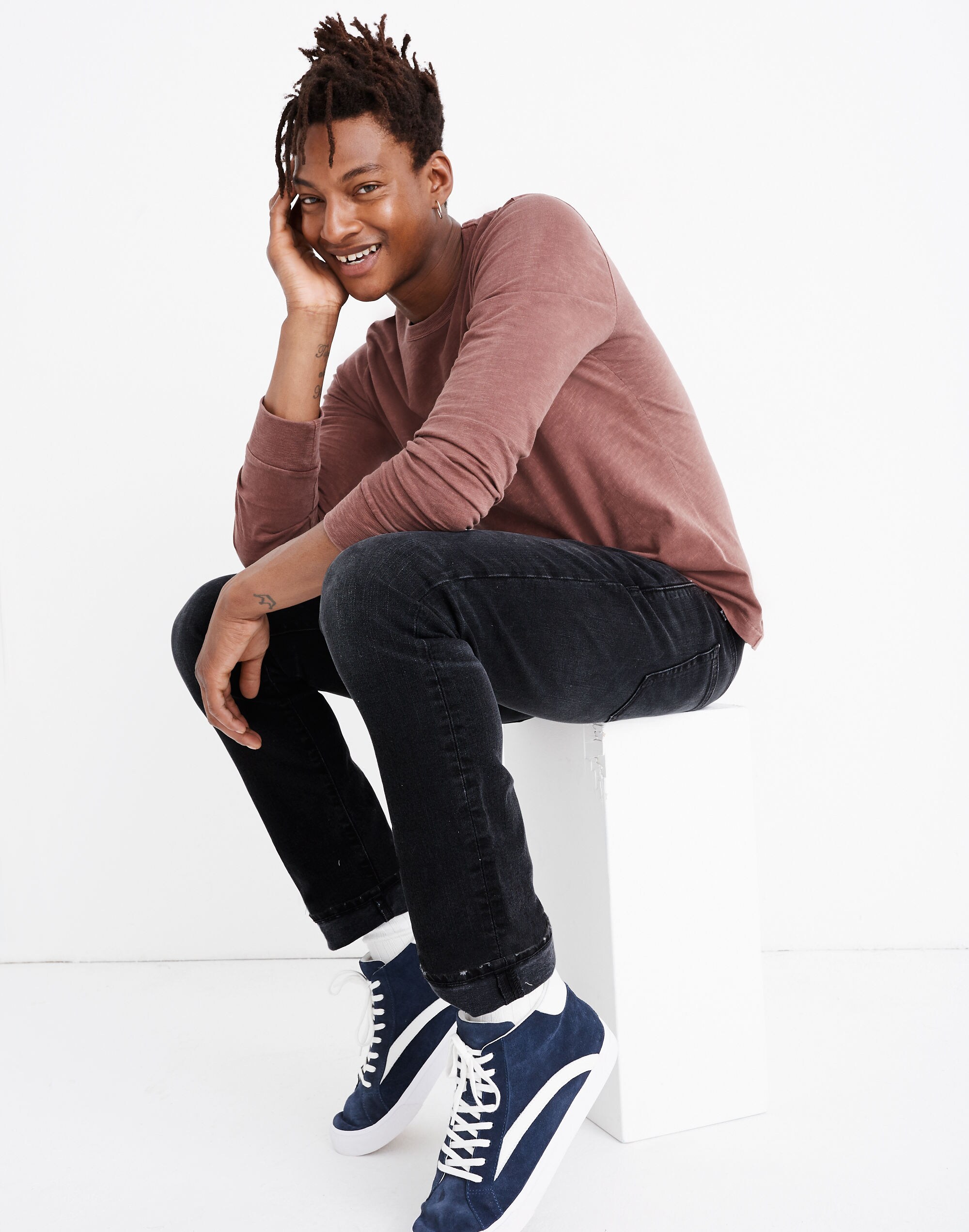 Straight Authentic Flex Jeans in Everton Wash