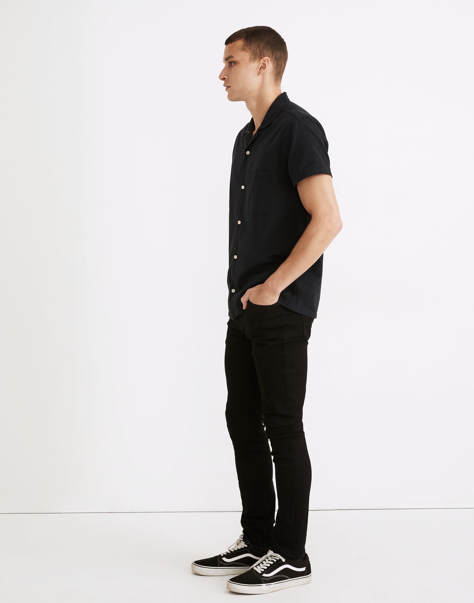 Skinny Jeans in Black Wash