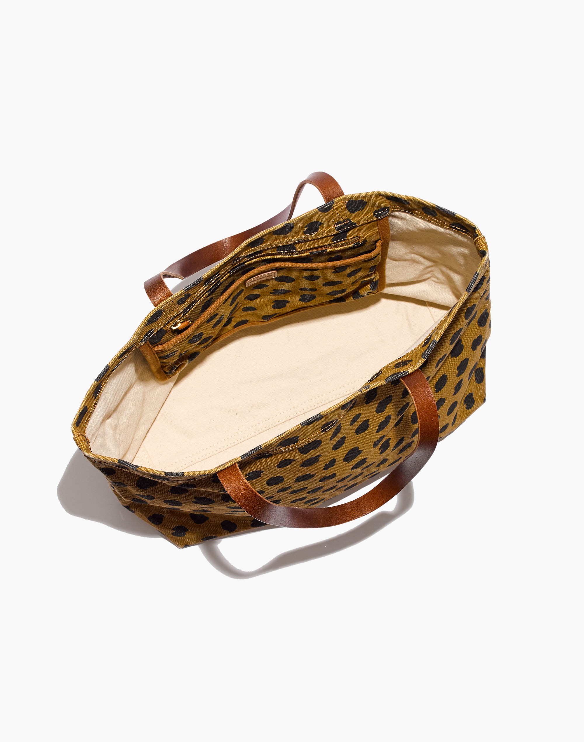 The Canvas Transport Tote in Painted Spots