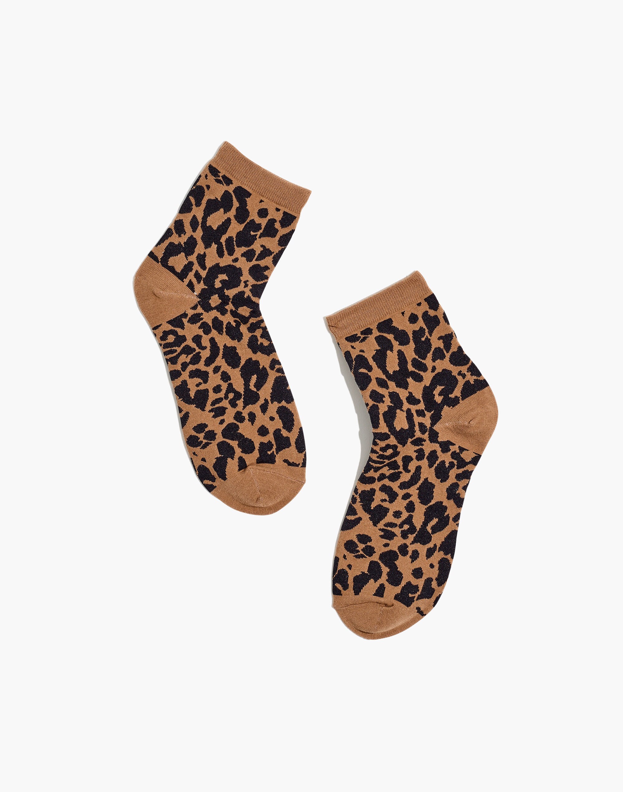 Wild Leopard Ankle Socks
