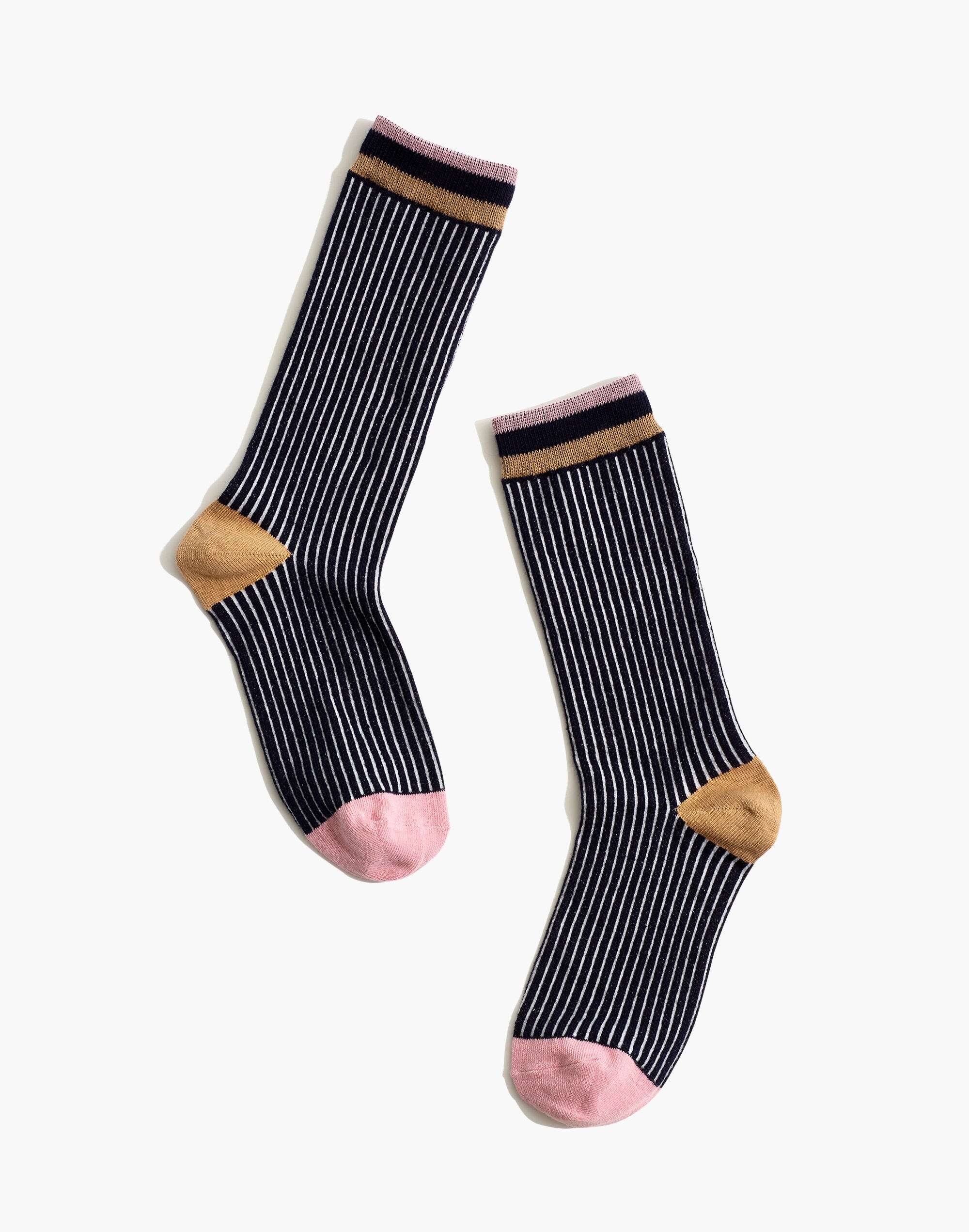 Contrast Stripe Trouser Socks