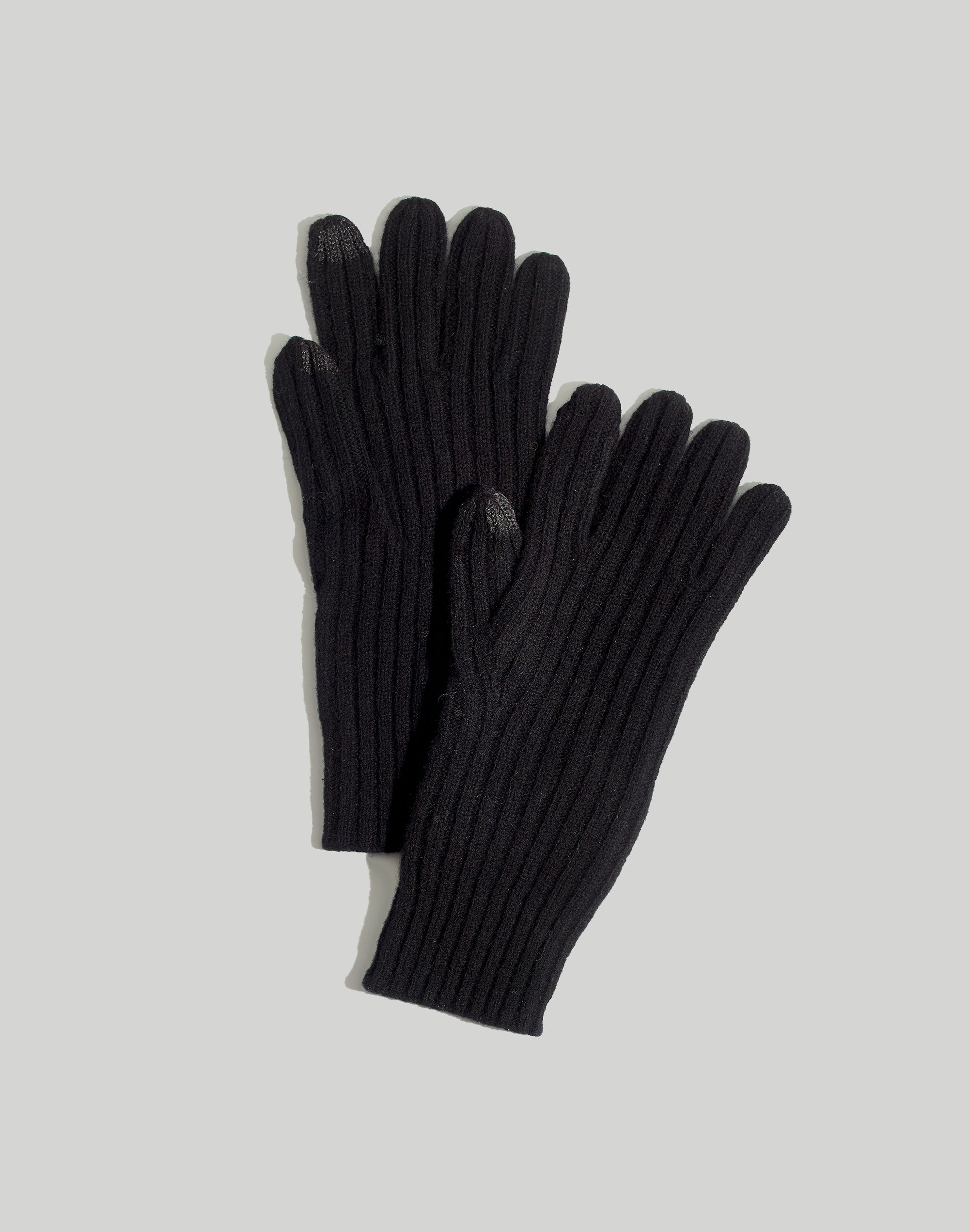 ribbed texting gloves