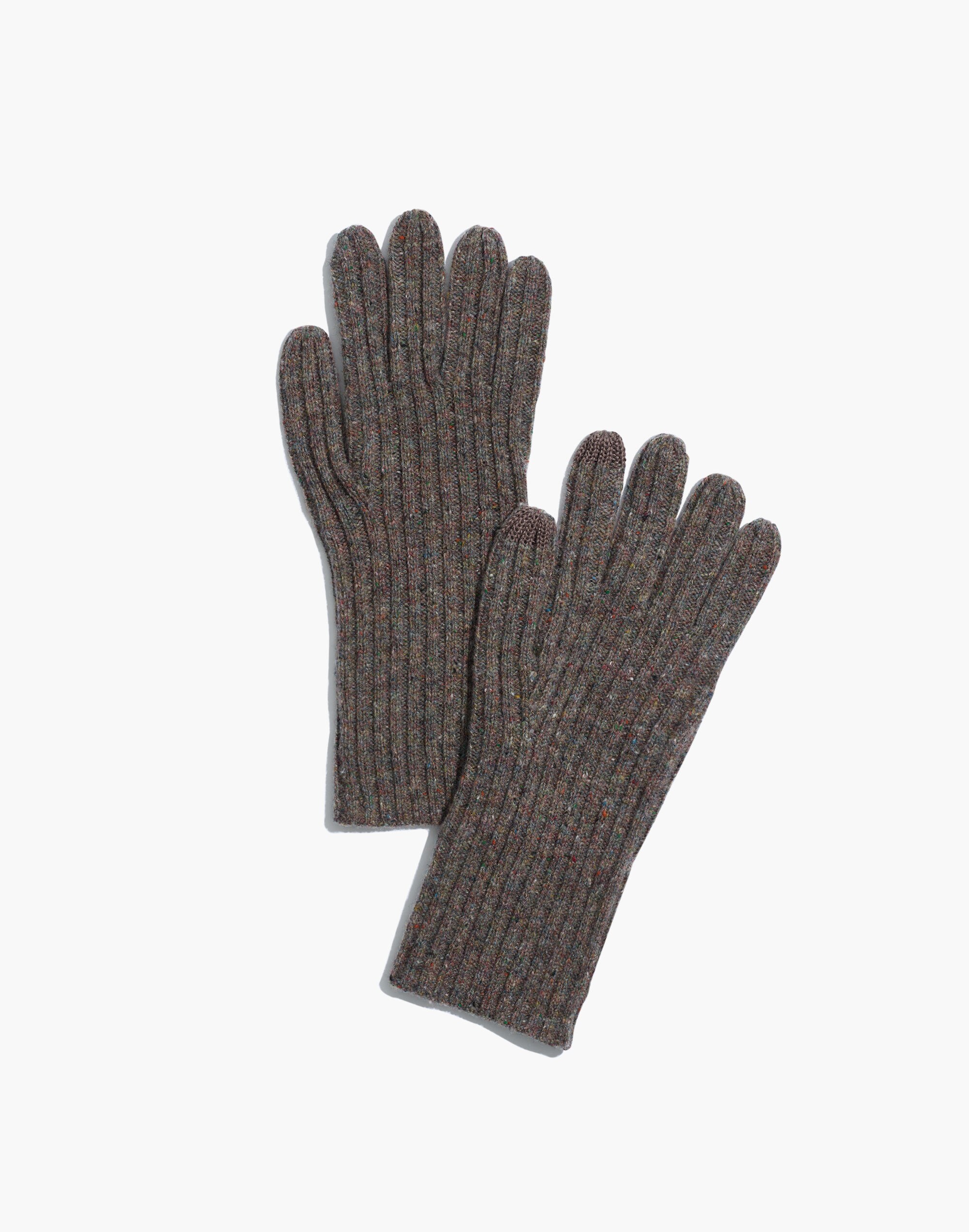 Ribbed Texting Gloves