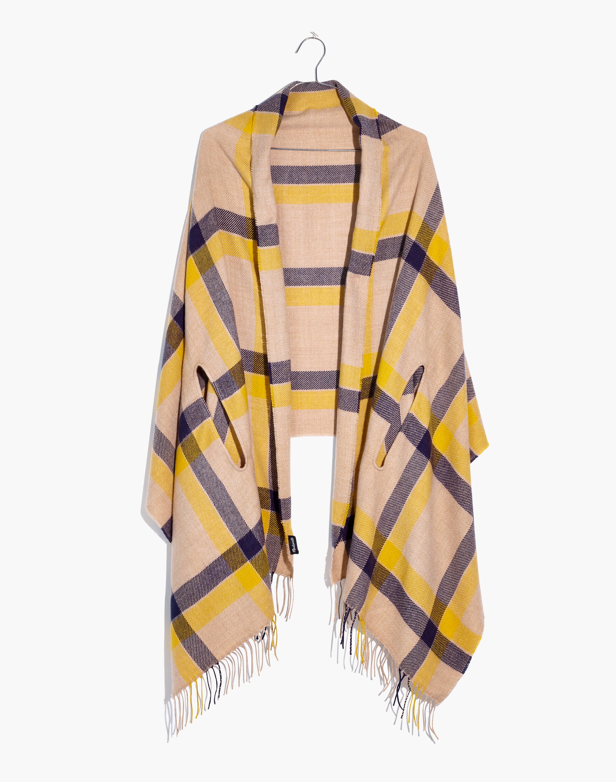 check cape scarf