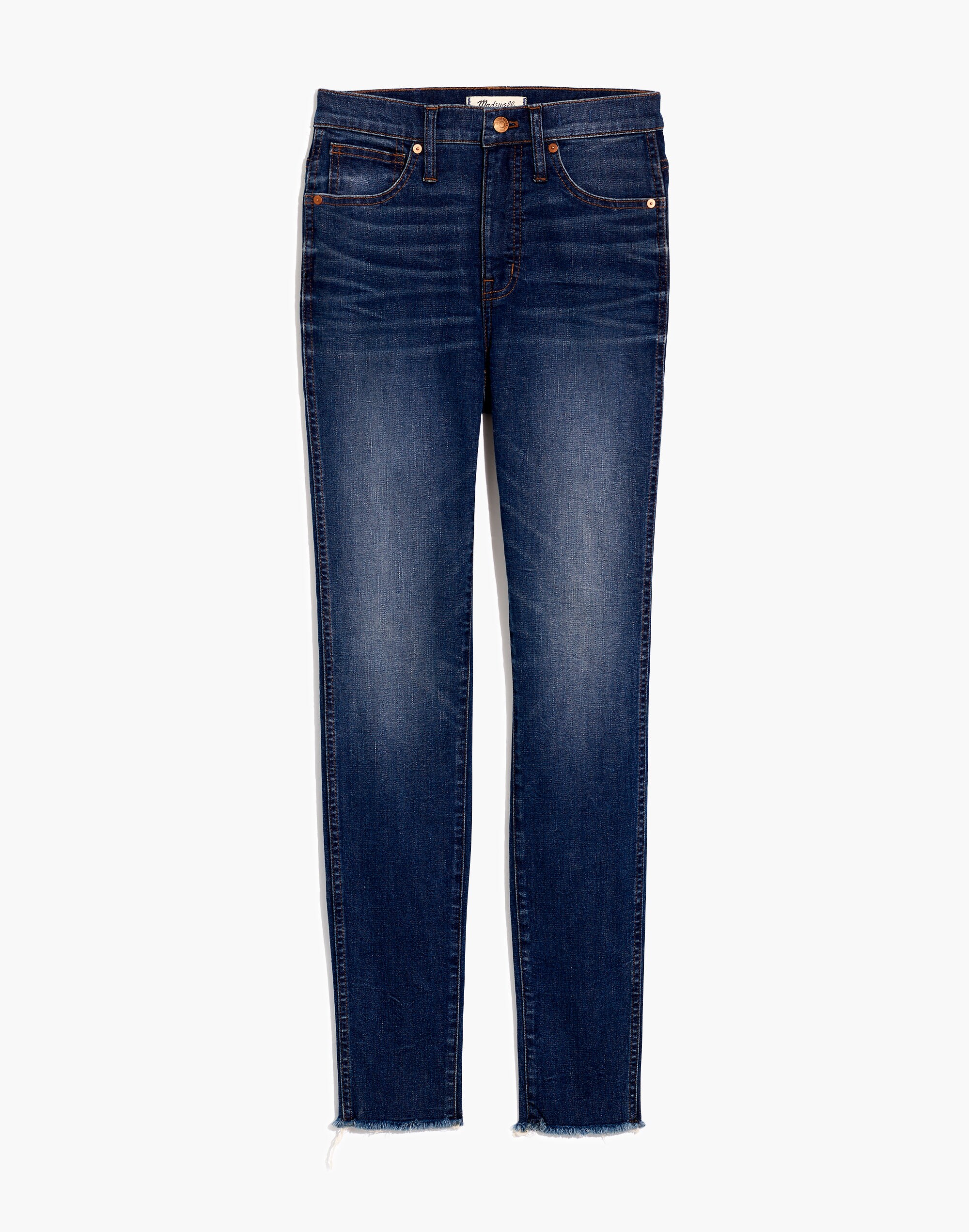 10" High-Rise Skinny Jeans in Brockton Wash