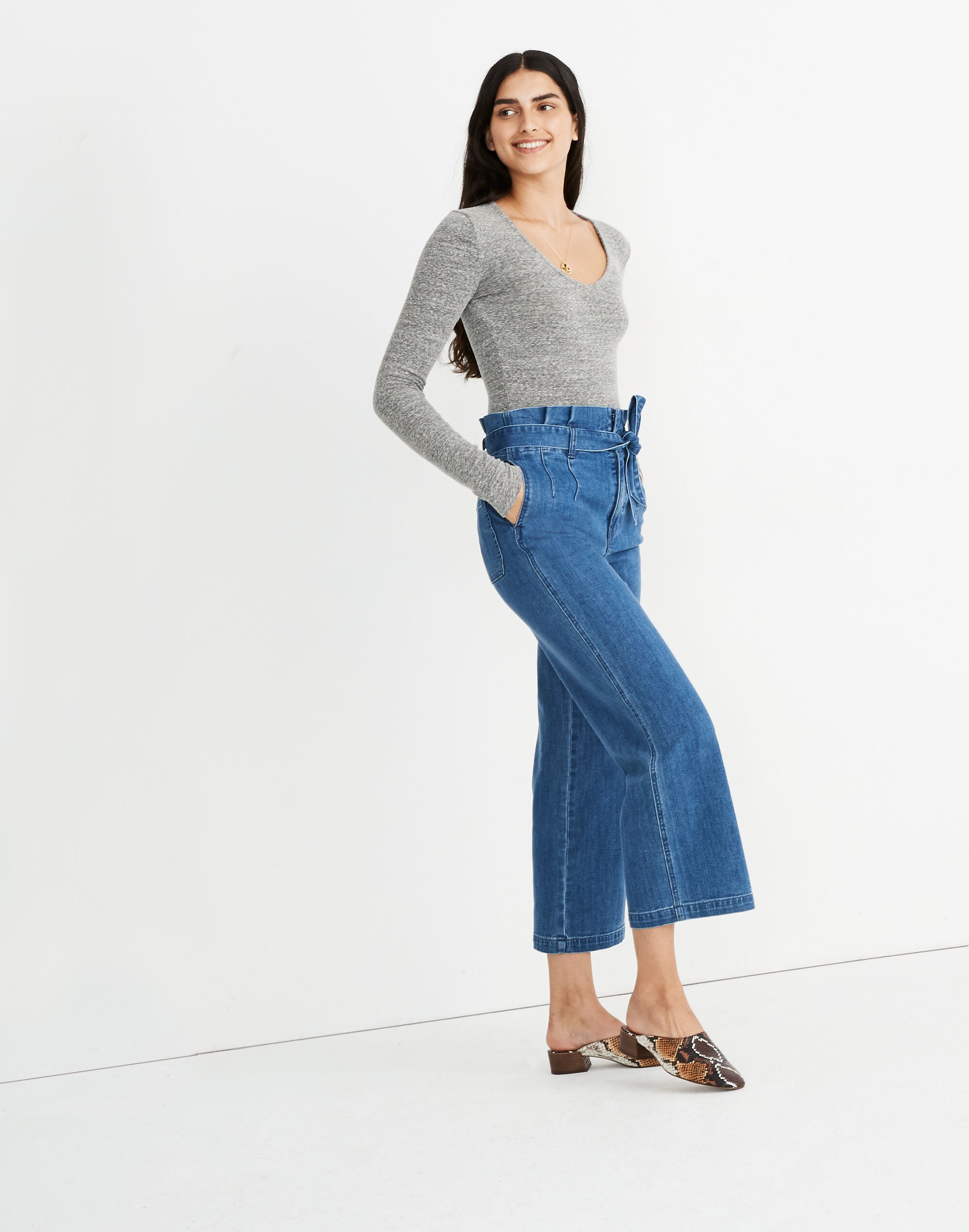 Paperbag Jeans in Flannigan Wash