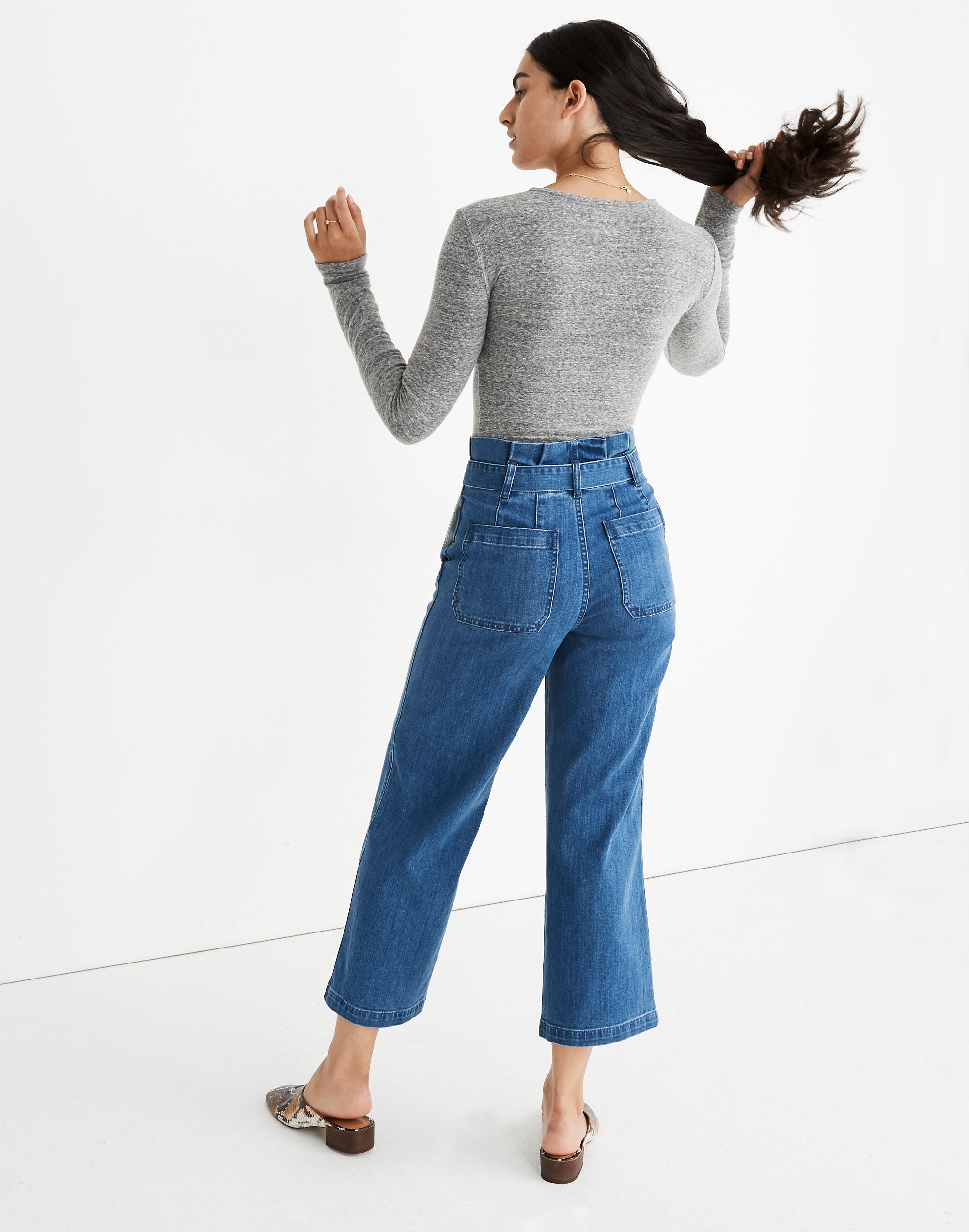 Paperbag Jeans in Flannigan Wash