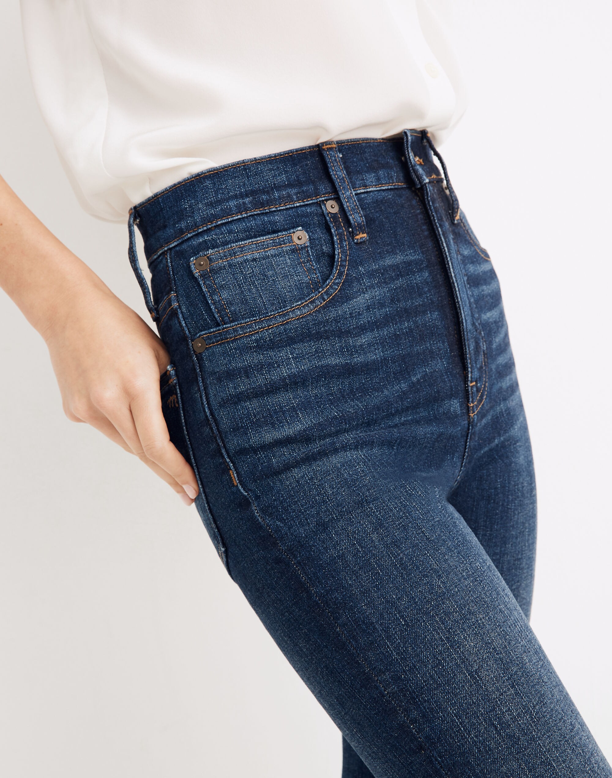 Skinny Flare Jeans in Lasalle Wash