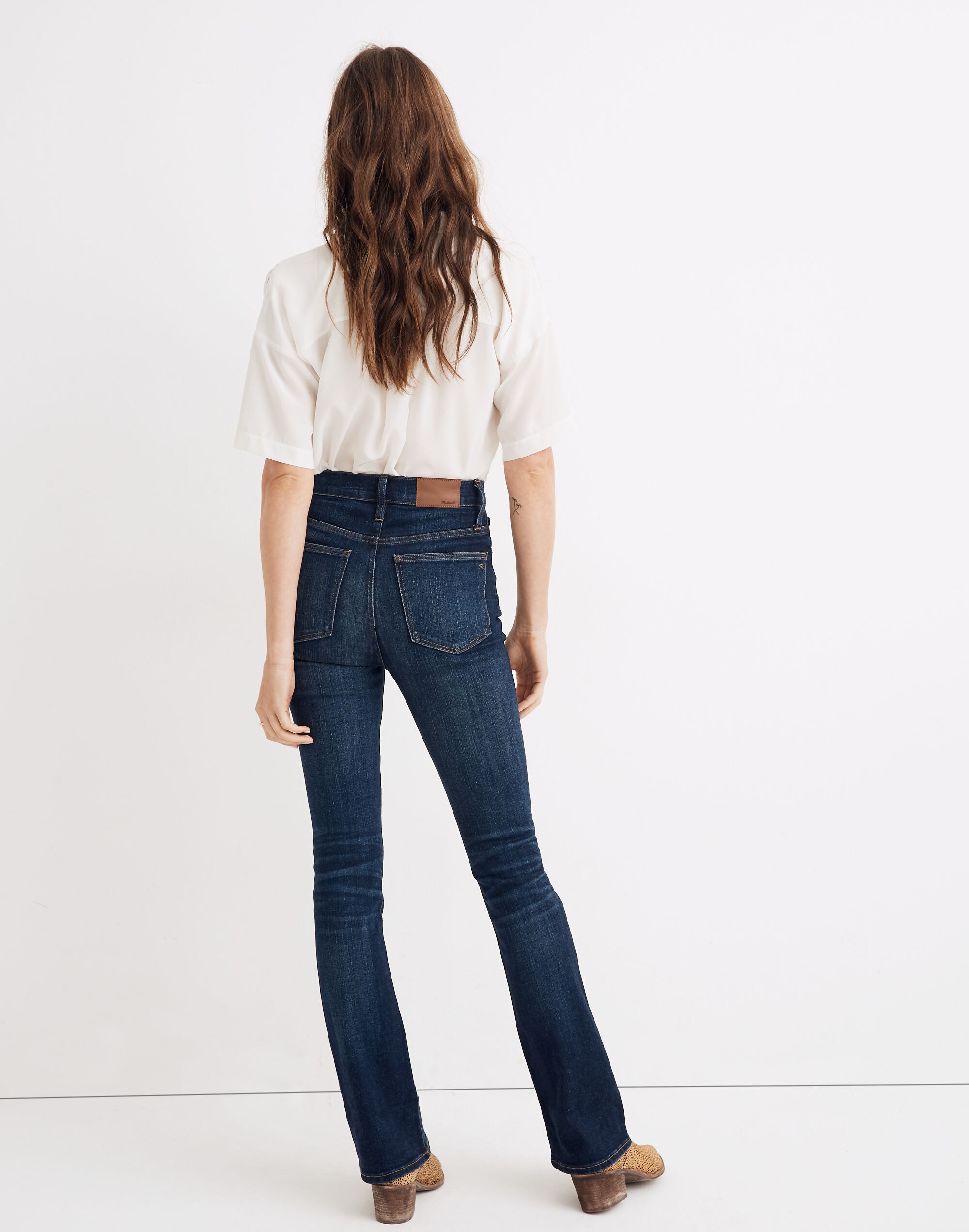Skinny Flare Jeans in Lasalle Wash