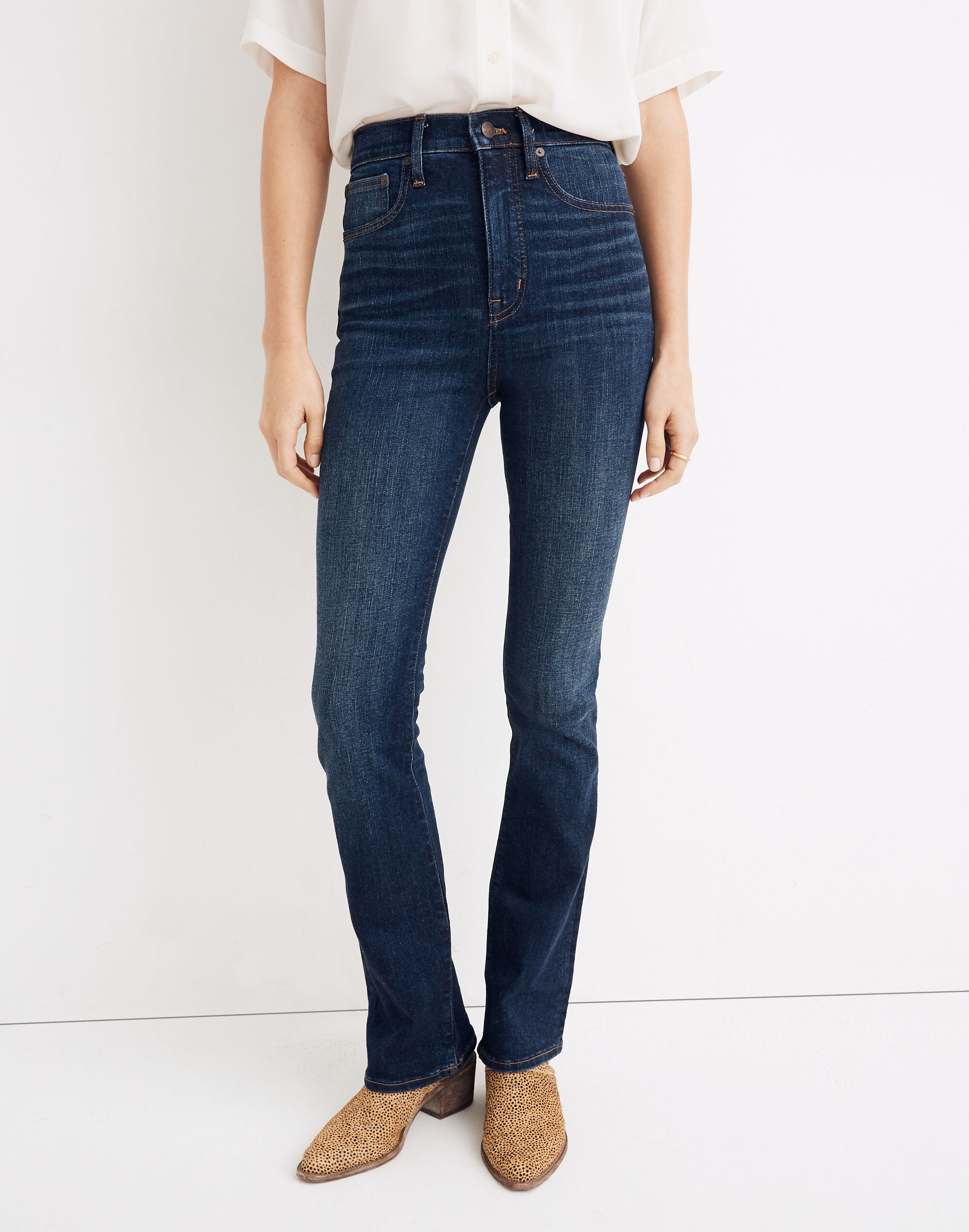 Skinny Flare Jeans in Lasalle Wash