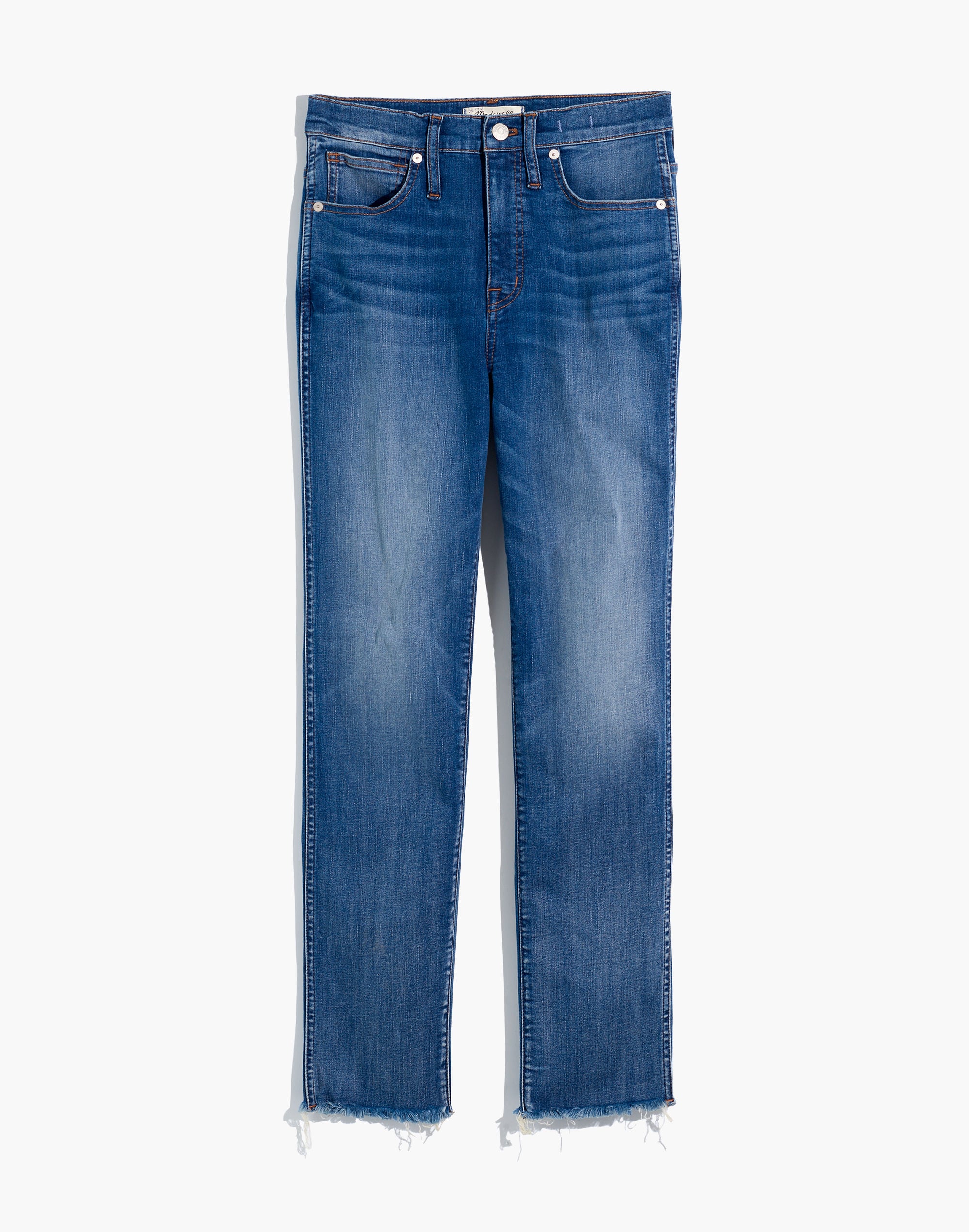 Stovepipe Jeans in Chancery Wash: Fluffy Hem Edition